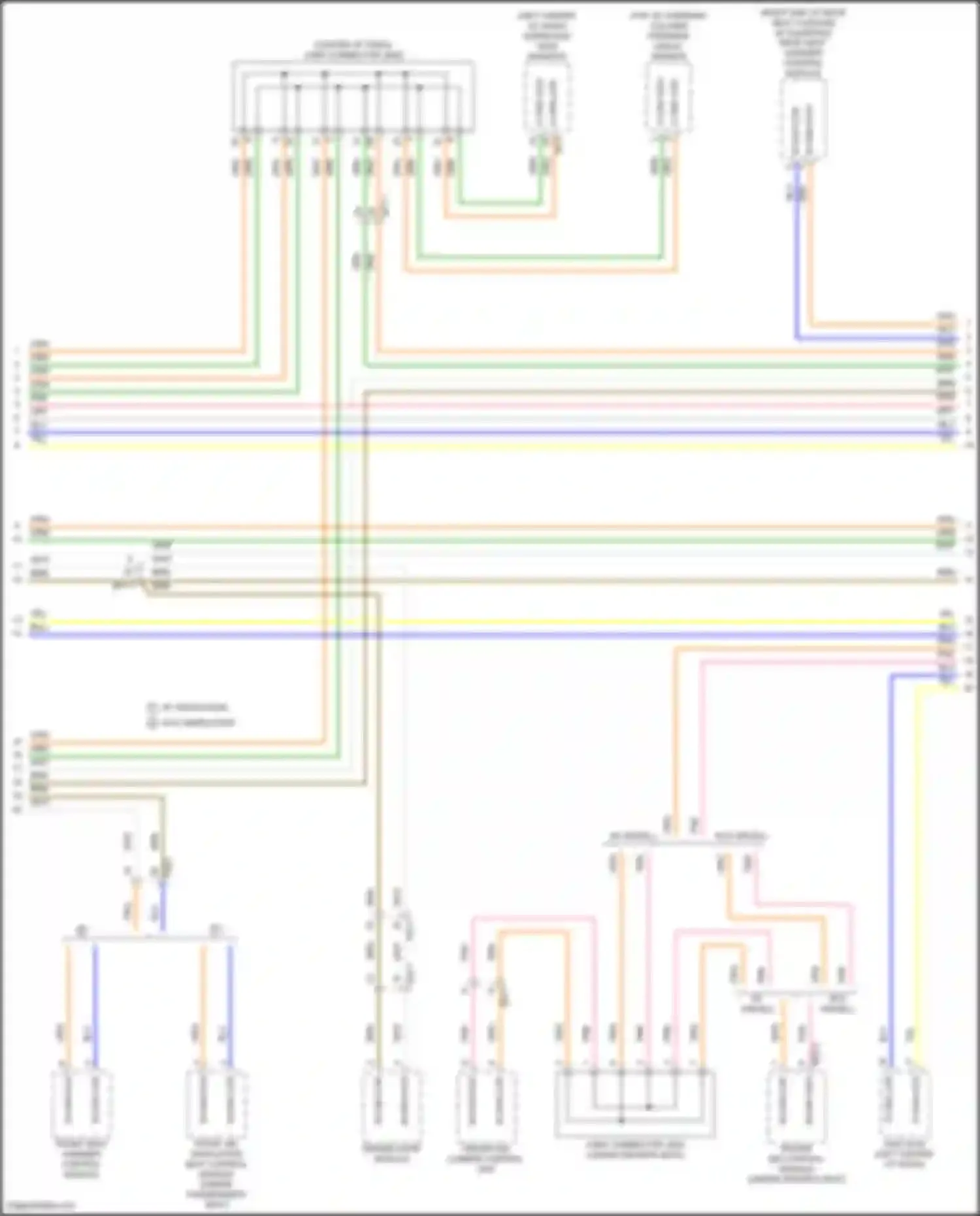 Wiring diagram driver door module for Genesis G70 I facelift (2020-2024) (1 of 10)