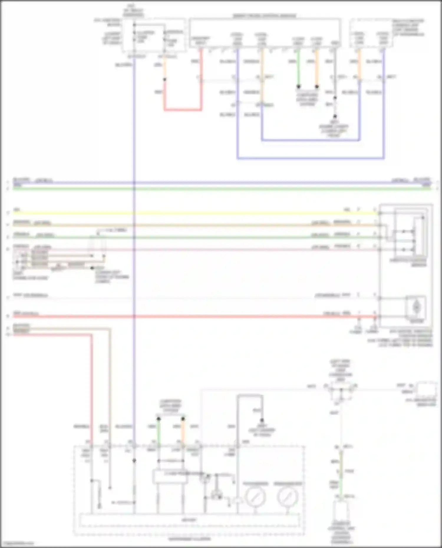 Wiring diagram engine compt) (lower left front of for Genesis G70 I facelift (2020-2024) (1 of 1)