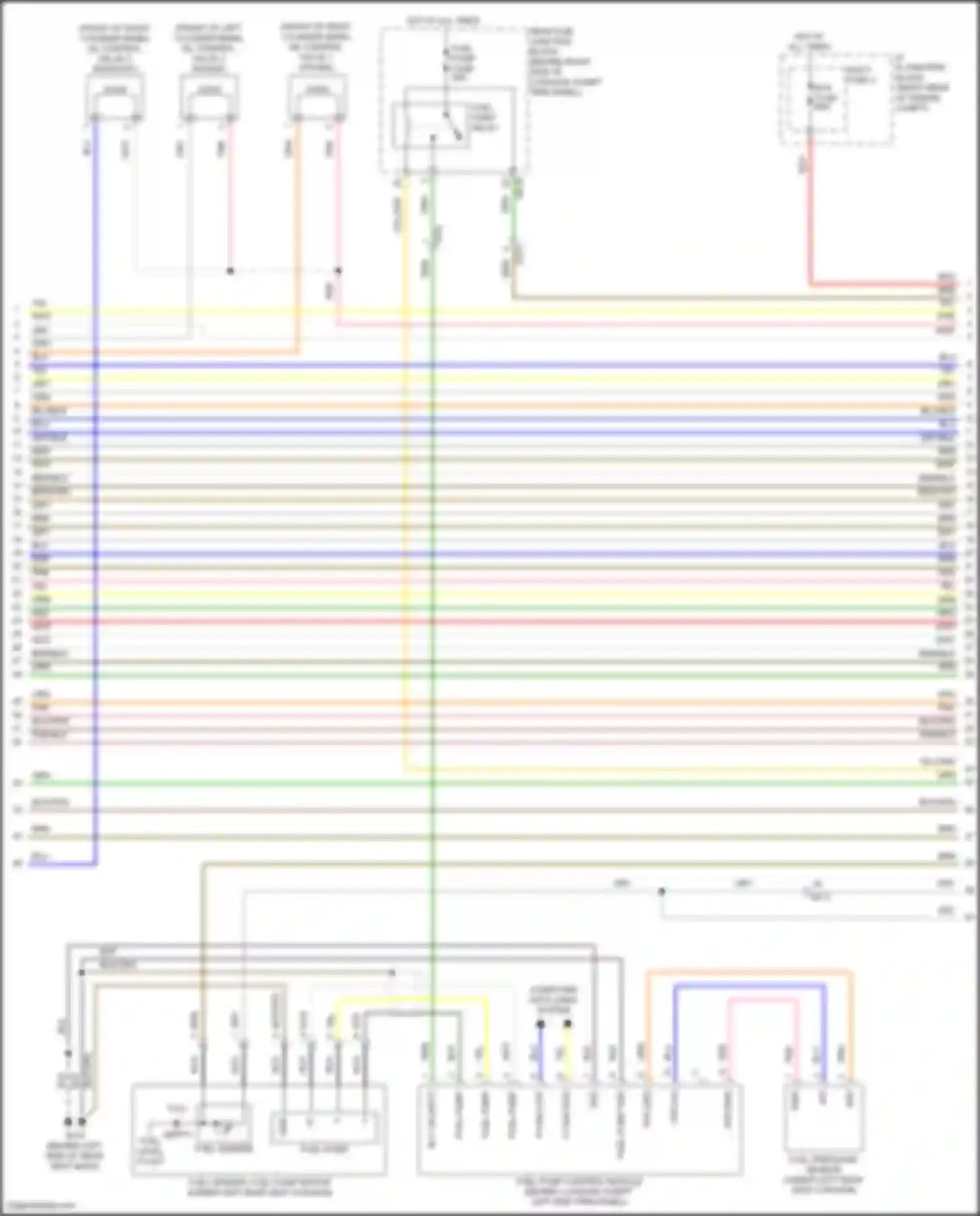 Wiring diagram fps sig for Genesis G70 I facelift (2020-2024) (2 of 2)