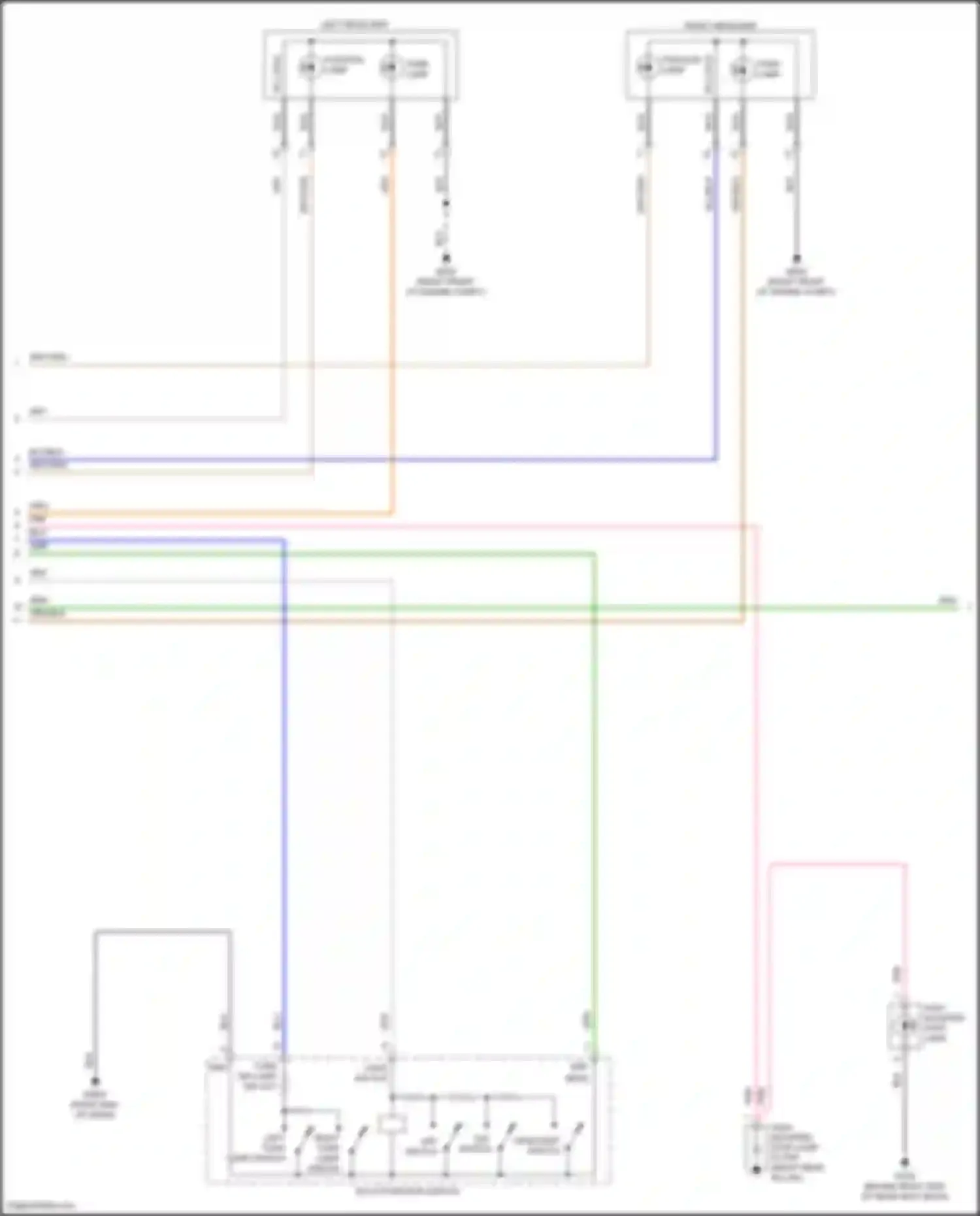 Wiring diagram gry/org for Genesis G70 I facelift (2020-2024) (25 of 42)
