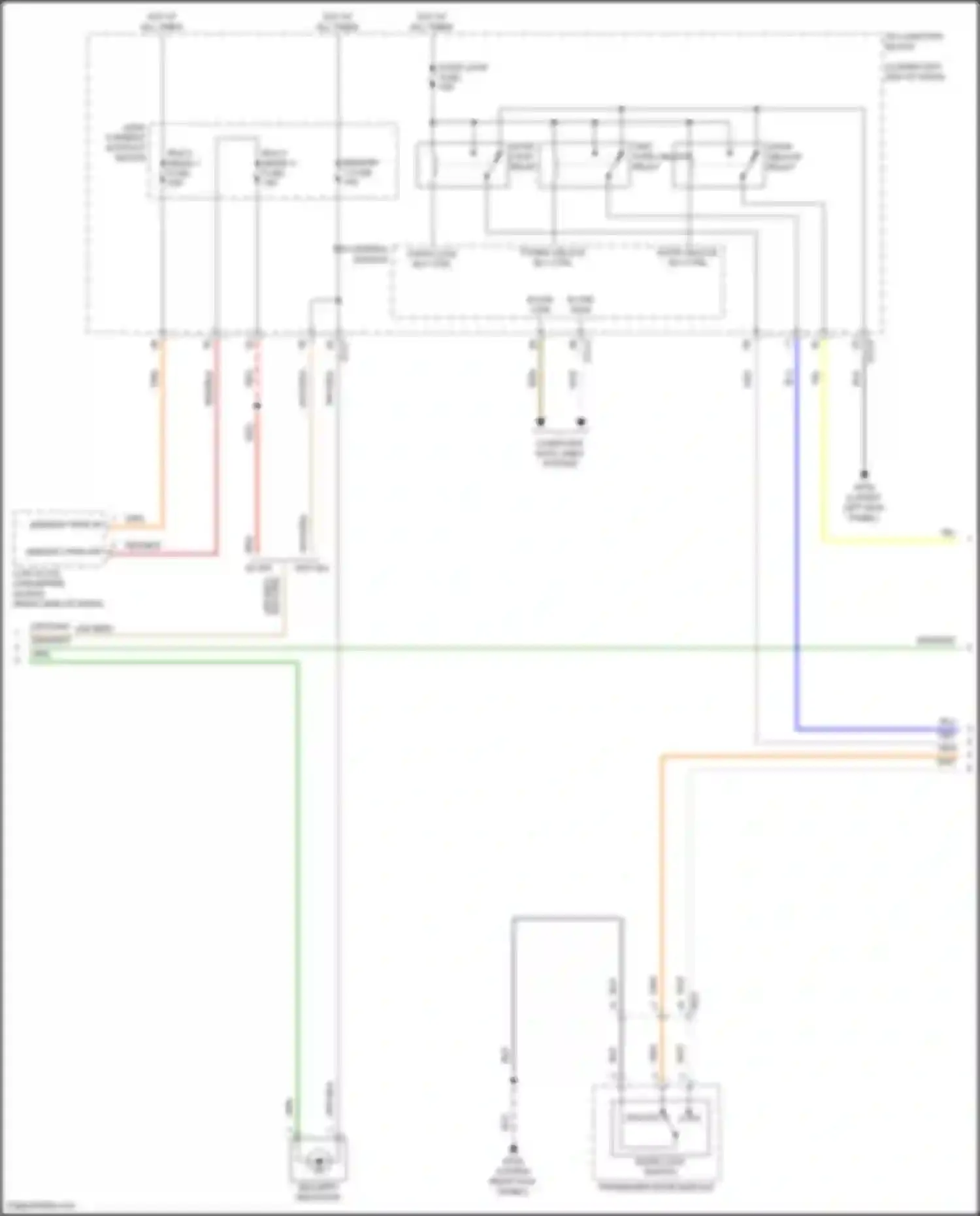 Wiring diagram ips control module for Genesis G70 I facelift (2020-2024)