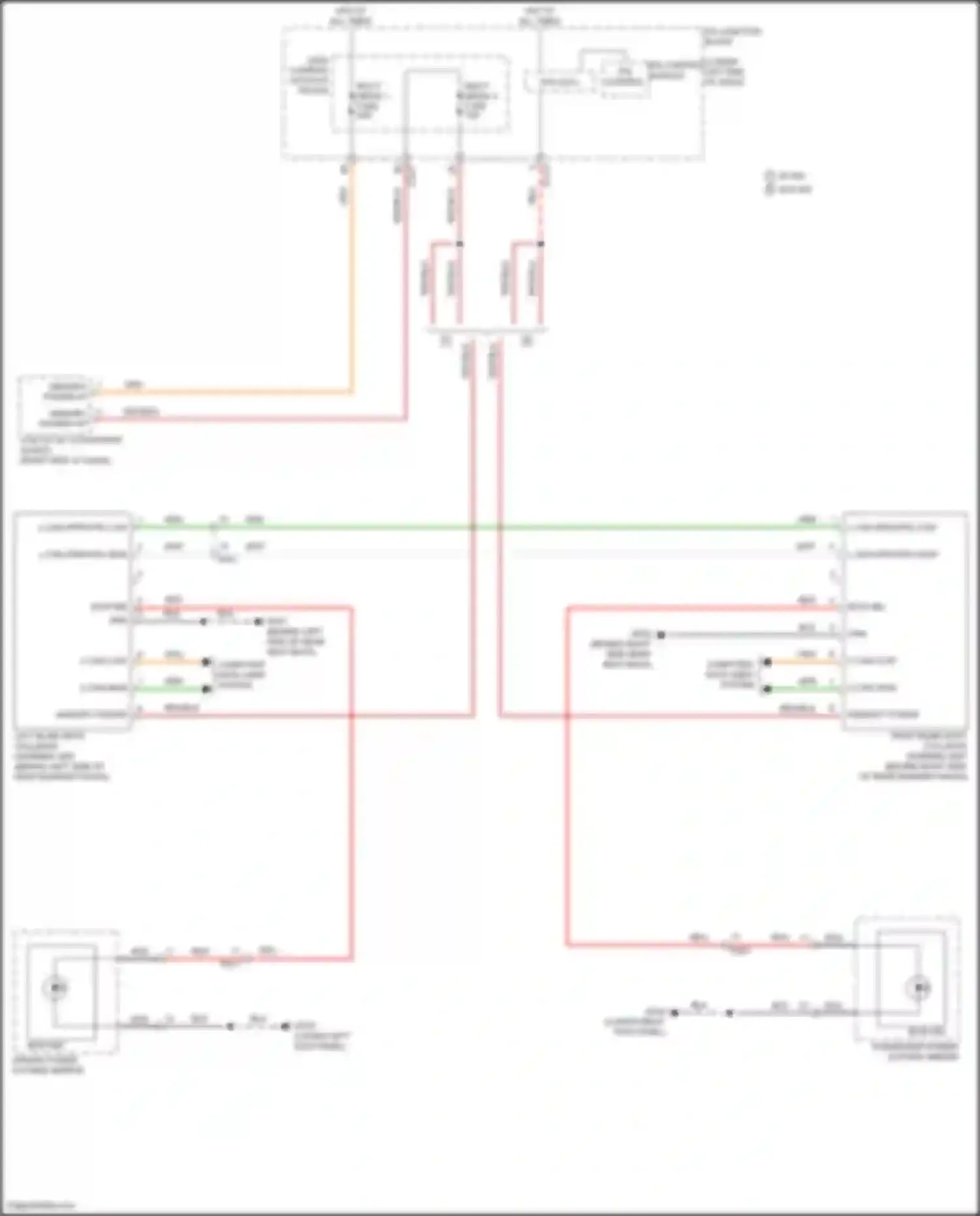 Wiring diagram lh back b+ for Genesis G70 I facelift (2020-2024)