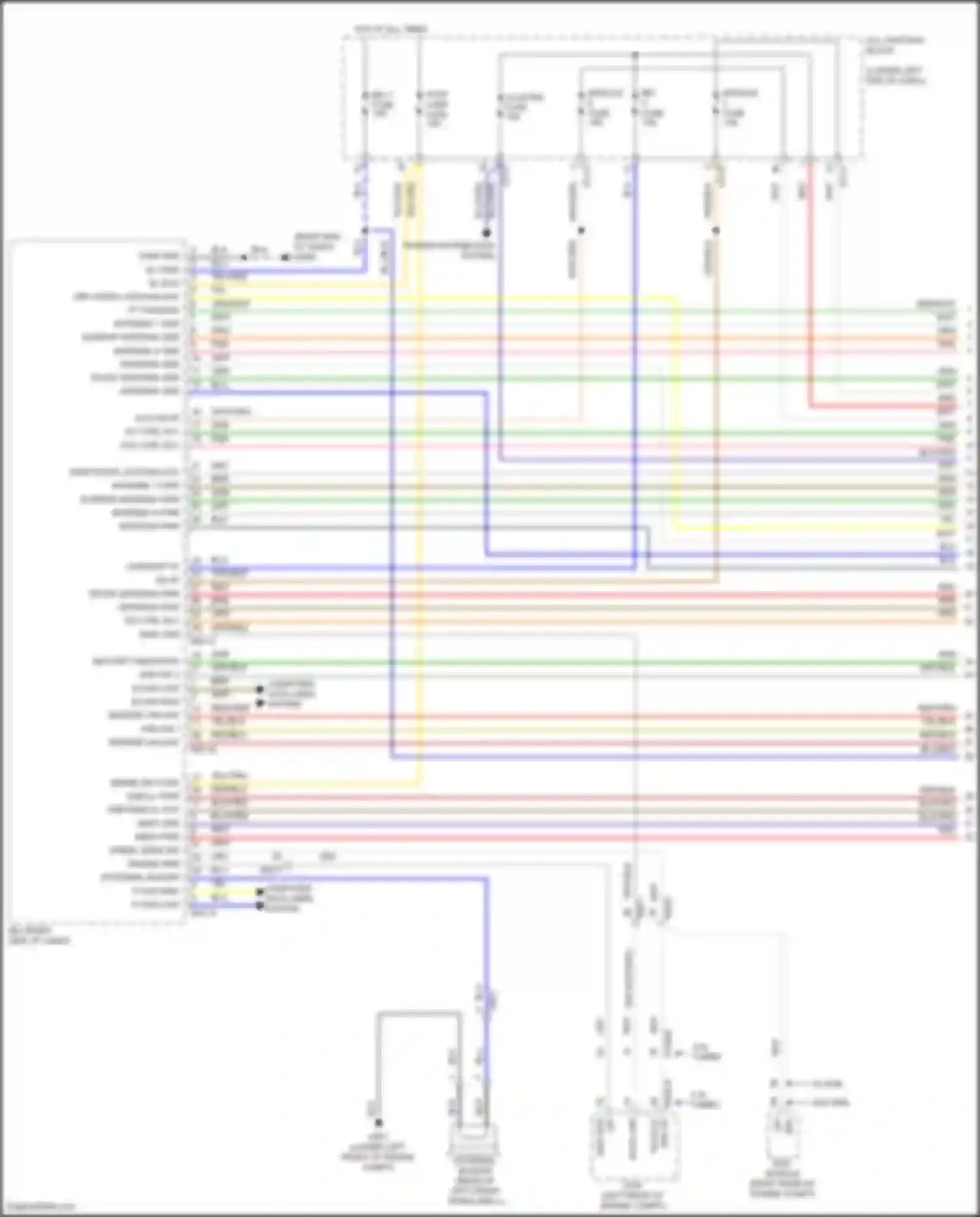 Wiring diagram ibu 1 fuse for Genesis G70 I facelift (2020-2024)