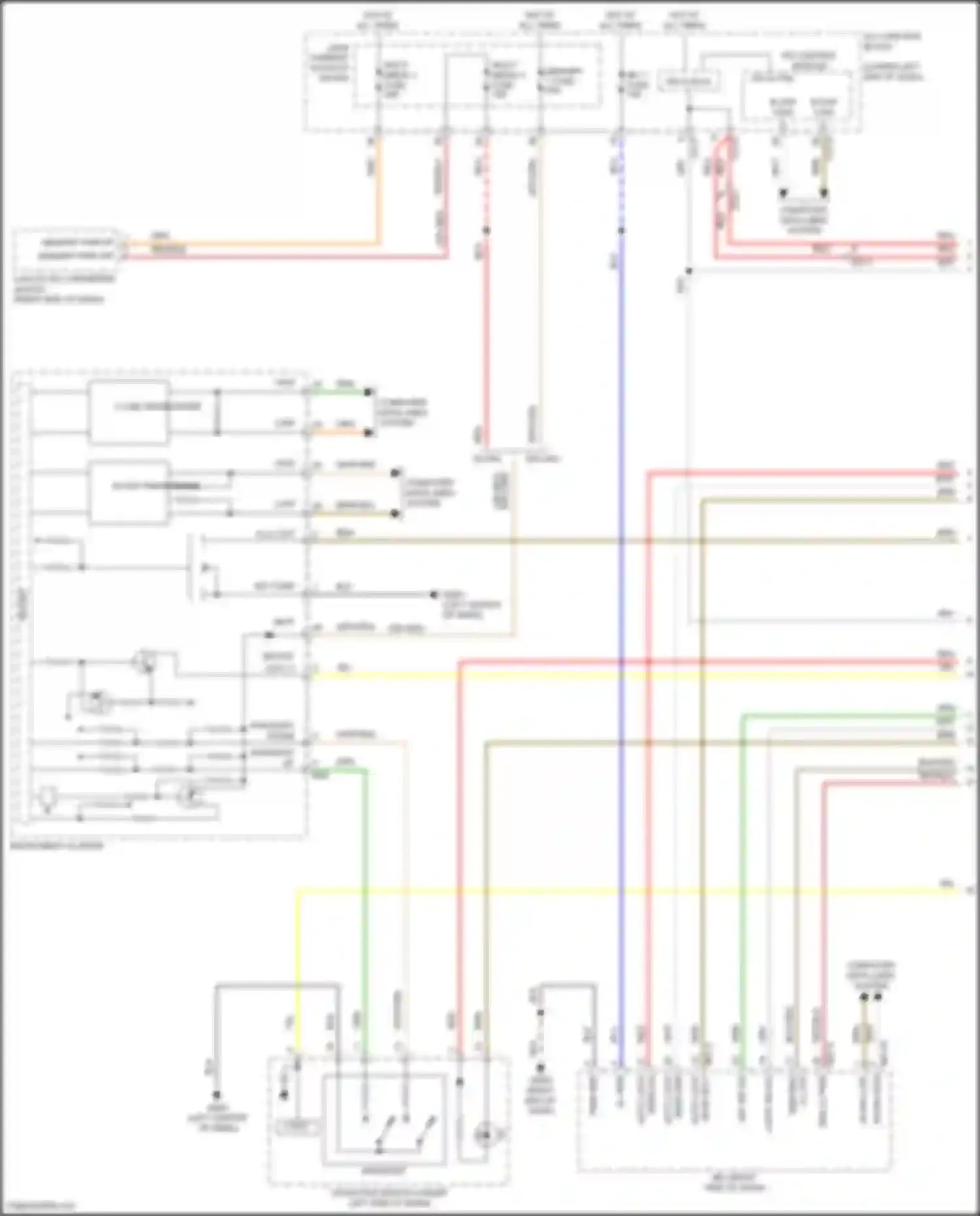 Wiring diagram ibu 1 fuse for Genesis G70 I facelift (2020-2024)