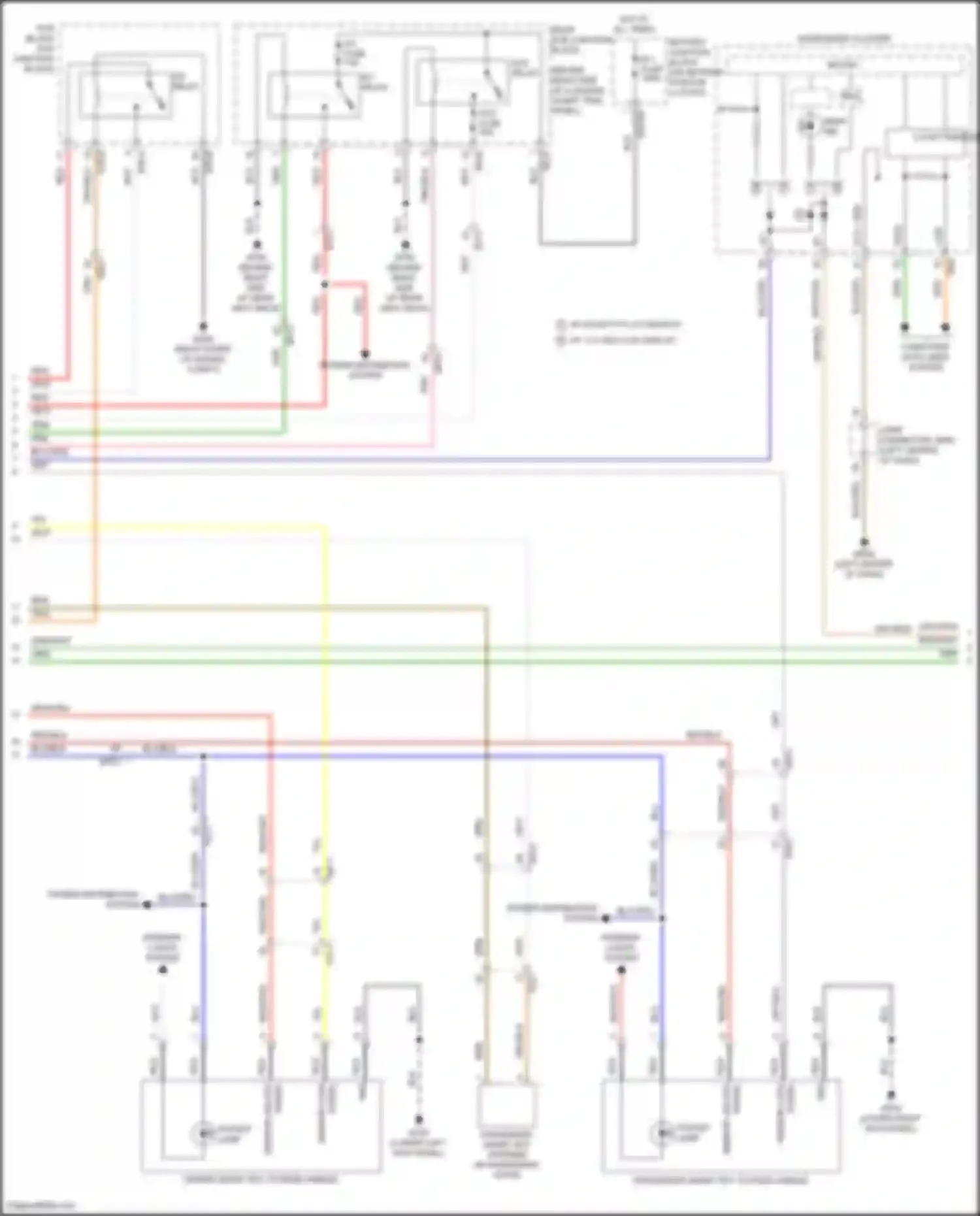 Wiring diagram pcb block for Genesis G70 I facelift (2020-2024)