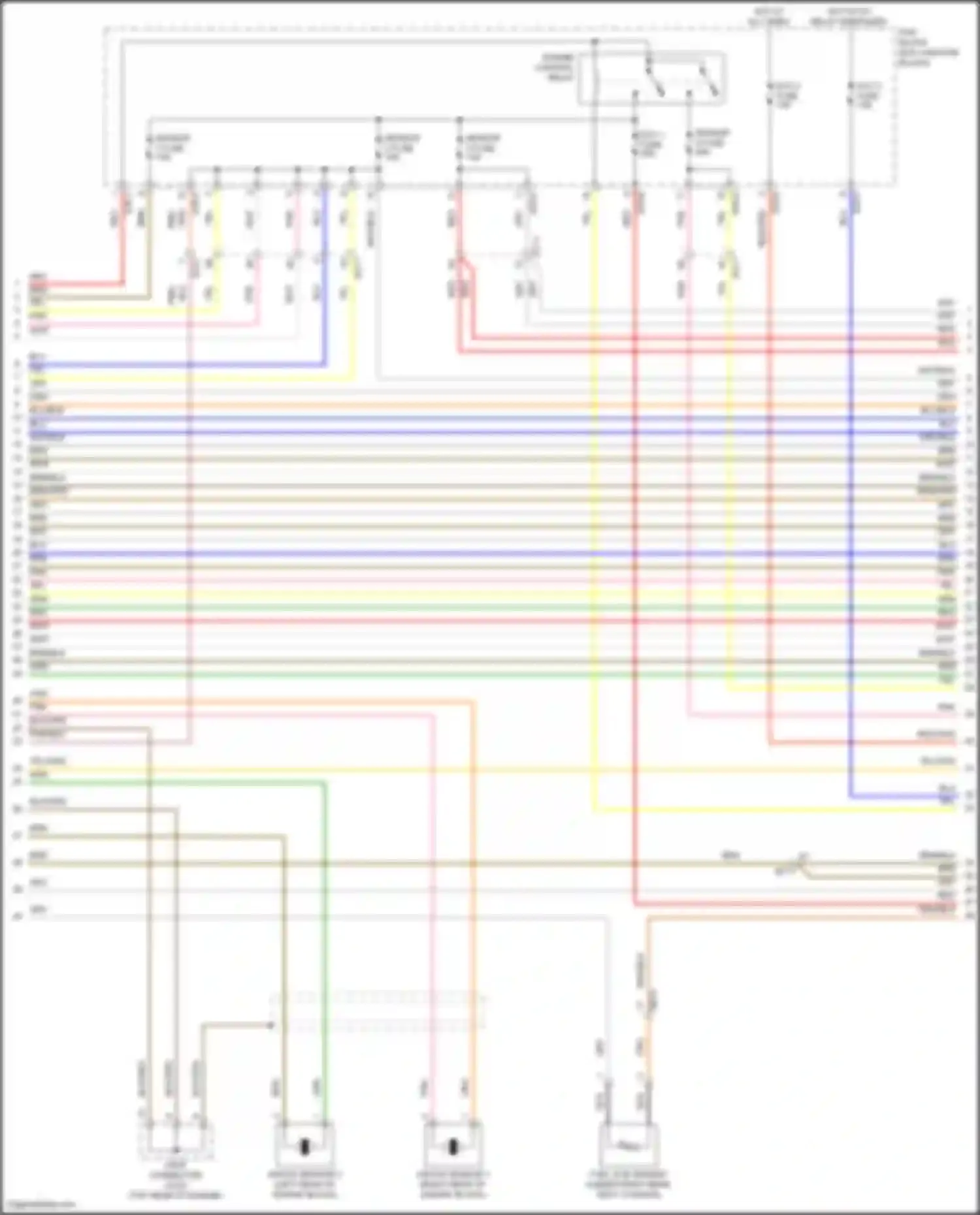 Wiring diagram sensor 1 fuse for Genesis G70 I facelift (2020-2024)