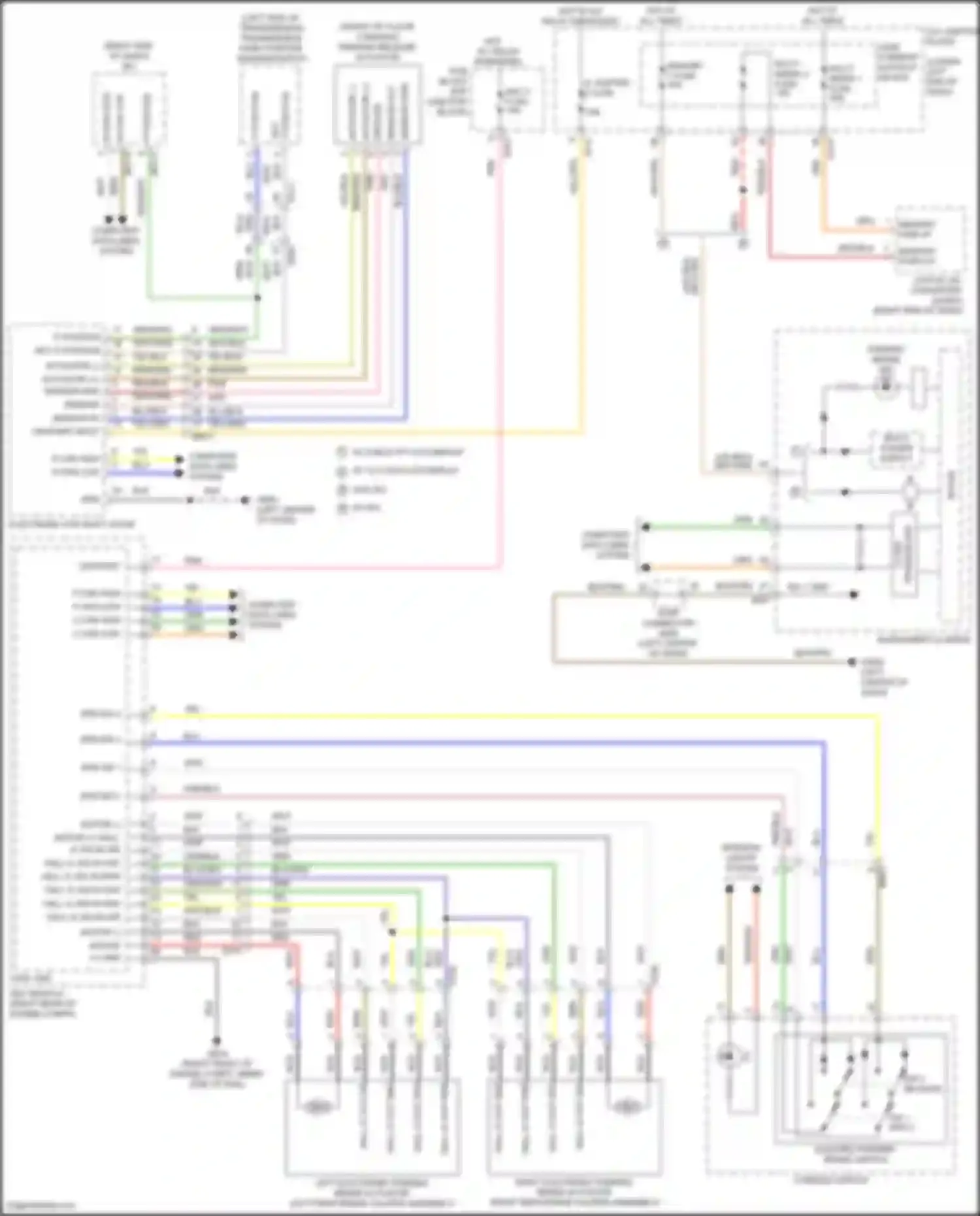 Wiring diagram esc unit esc module for Genesis G70 I facelift (2020-2024)