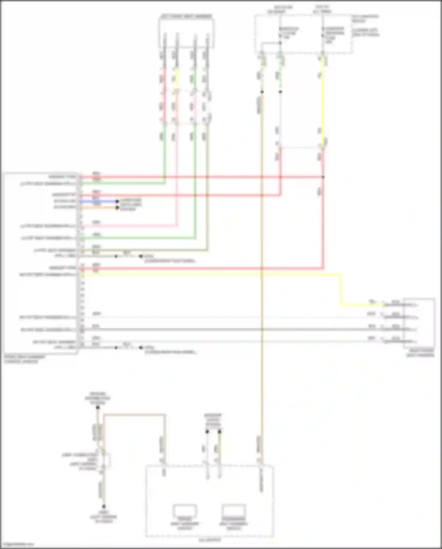 Wiring diagram hot in on or start for Genesis G70 I facelift (2020-2024) (3 of 7)