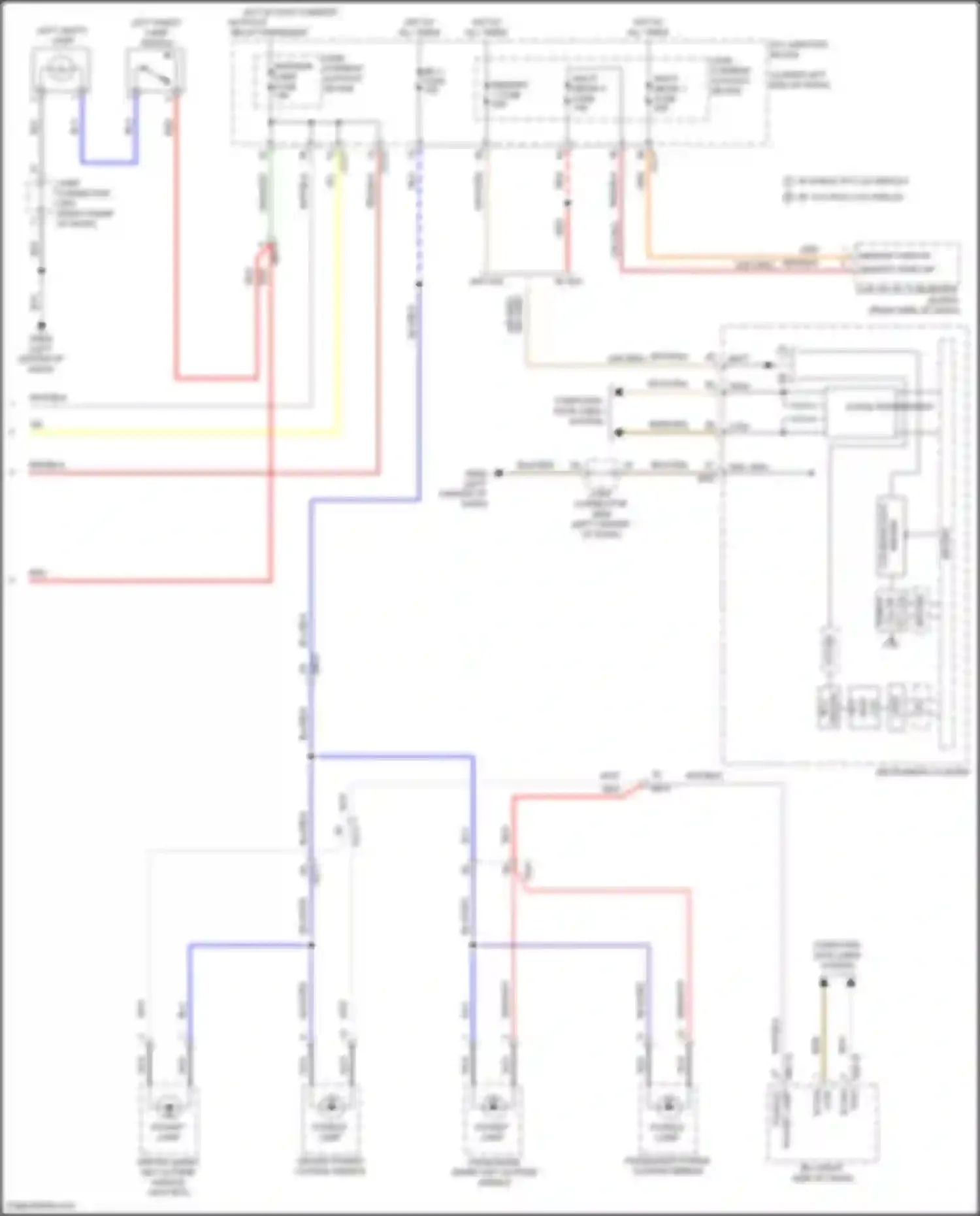 Wiring diagram ibu 1 fuse for Genesis G70 I facelift (2020-2024)