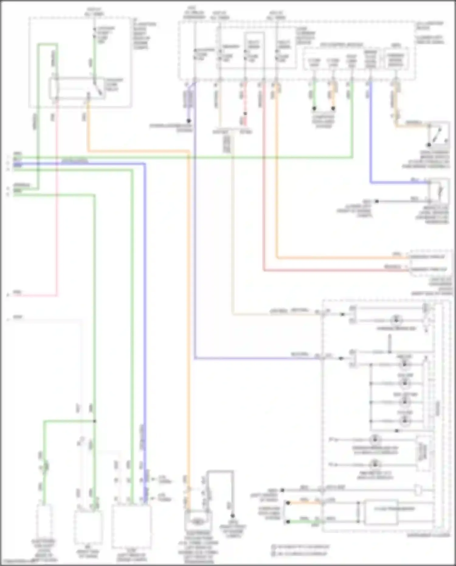 Wiring diagram ips control module for Genesis G70 I facelift (2020-2024)