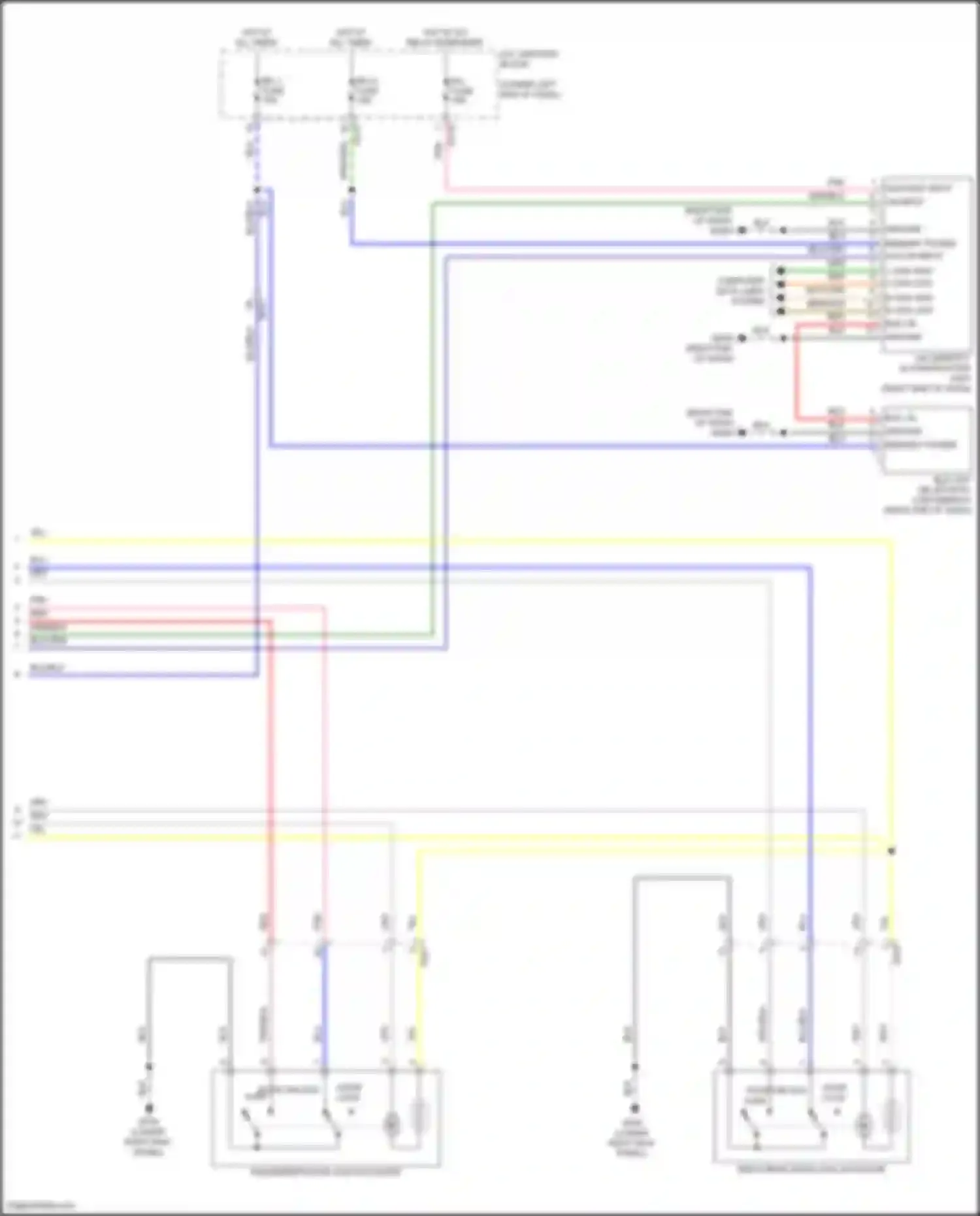 Wiring diagram iau fuse for Genesis G70 I facelift (2020-2024) (1 of 3)