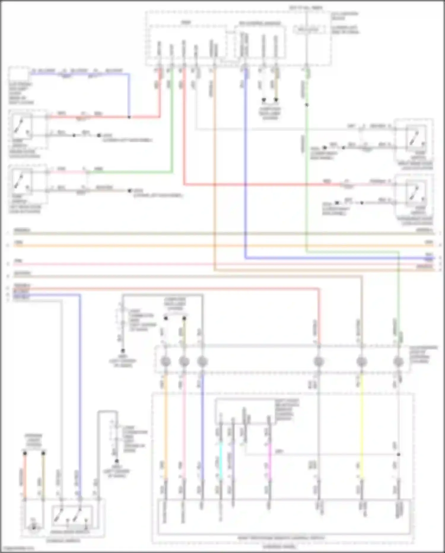 Wiring diagram icu-a for Genesis G70 I facelift (2020-2024) (33 of 45)