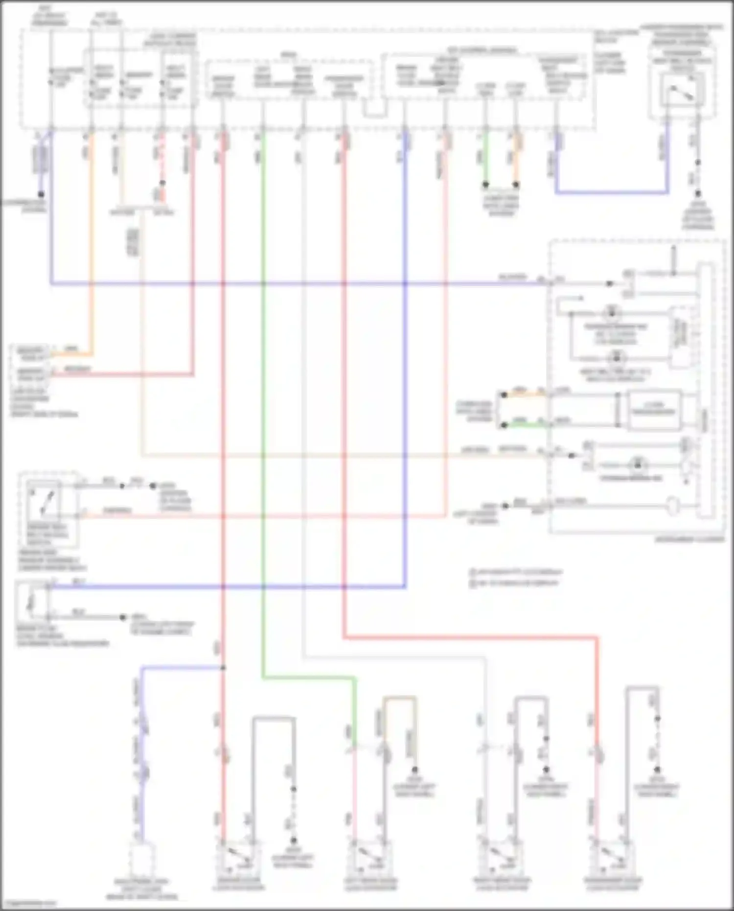 Wiring diagram icu-f for Genesis G70 I facelift (2020-2024) (54 of 75)