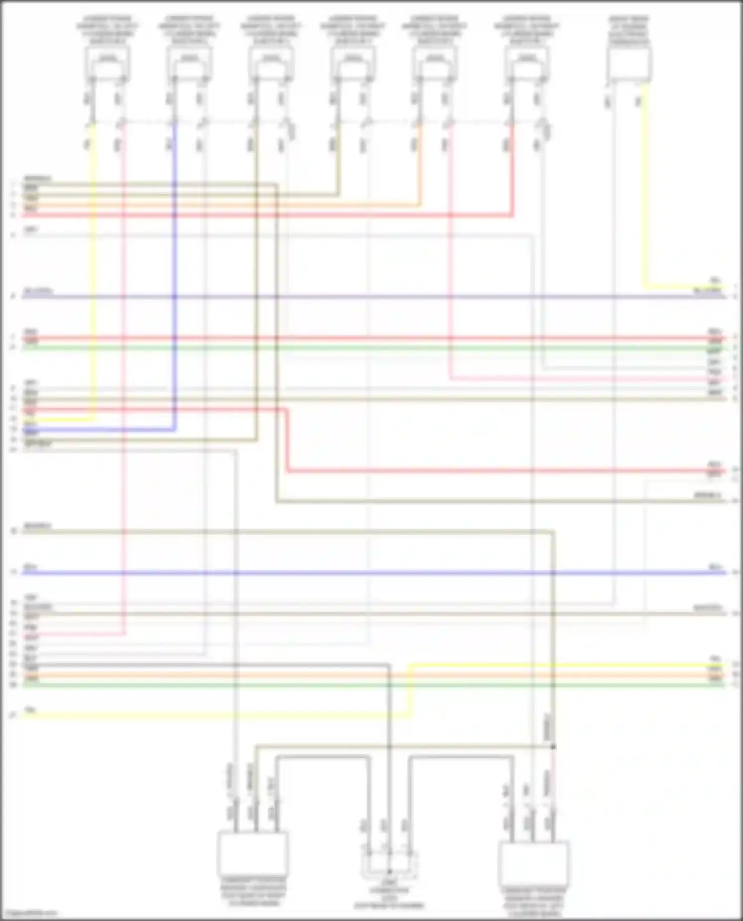 Wiring diagram injector 4 for Genesis G70 I facelift (2020-2024)