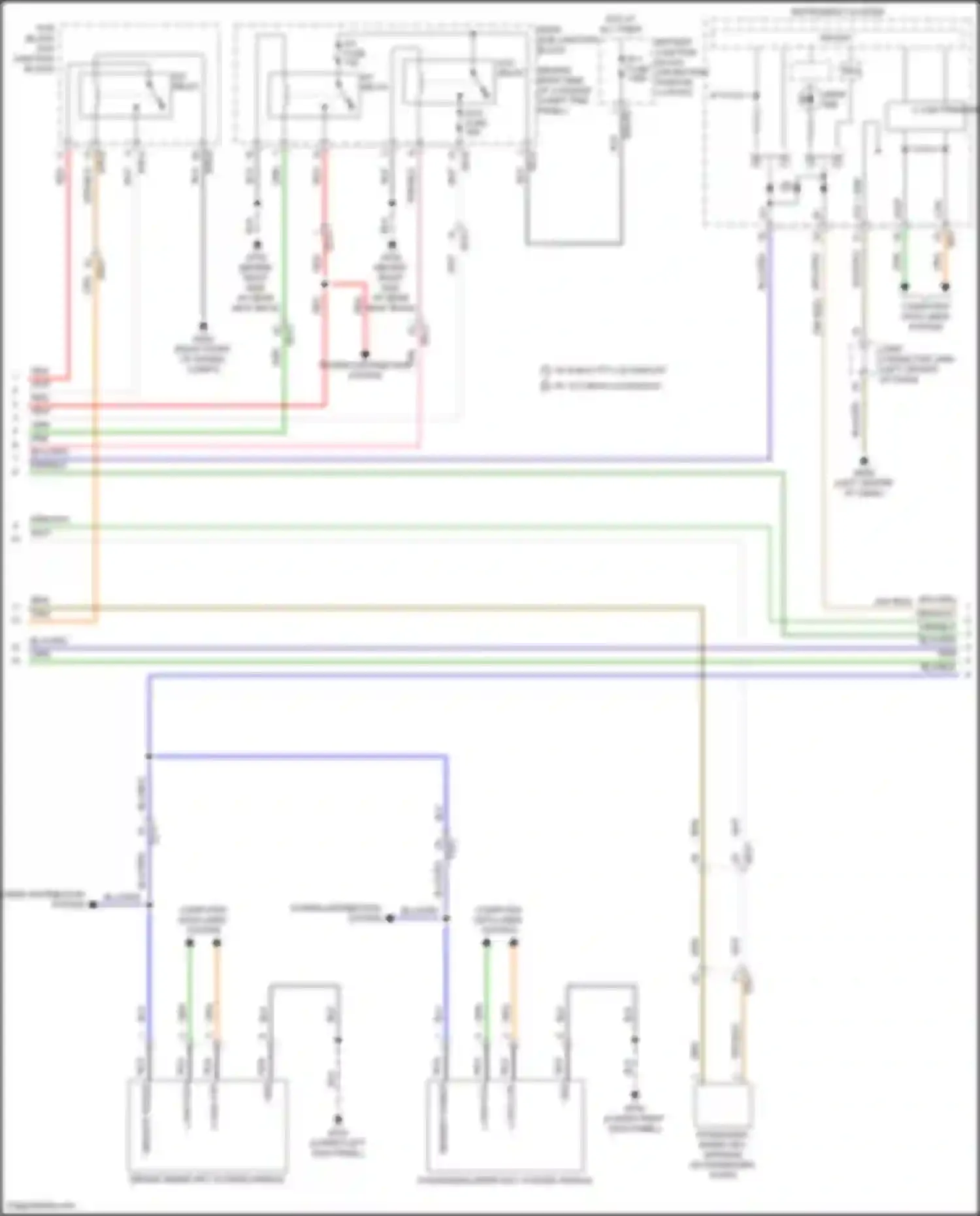 Wiring diagram pcb block for Genesis G70 I facelift (2020-2024)