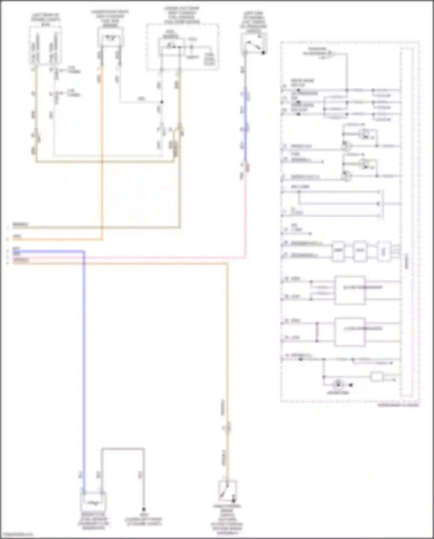 Wiring diagram instrument cluster for Genesis G70 I facelift (2020-2024) (33 of 37)