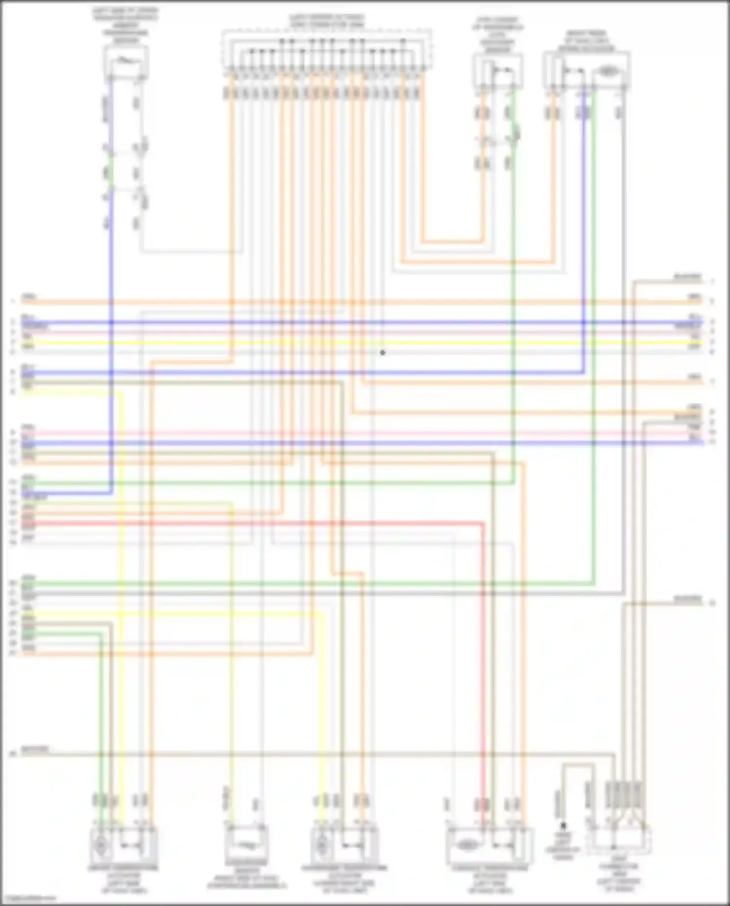 Wiring diagram intake actuator for Genesis G70 I facelift (2020-2024) (1 of 1)