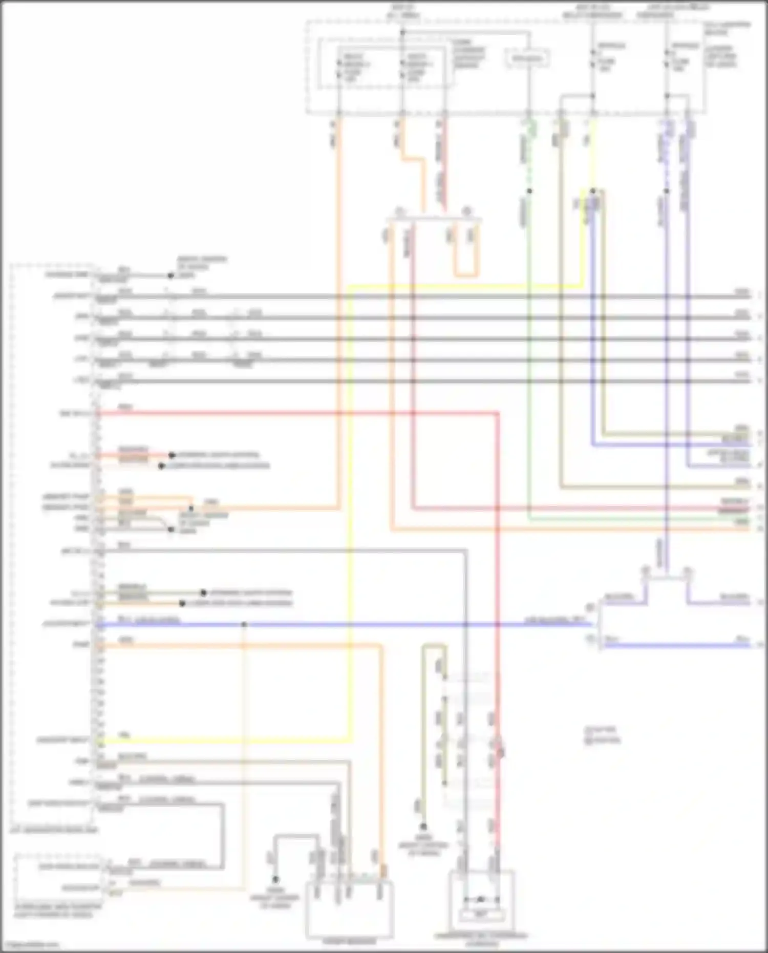 Wiring diagram leak current autocut device for Genesis G70 I facelift (2020-2024) (35 of 36)