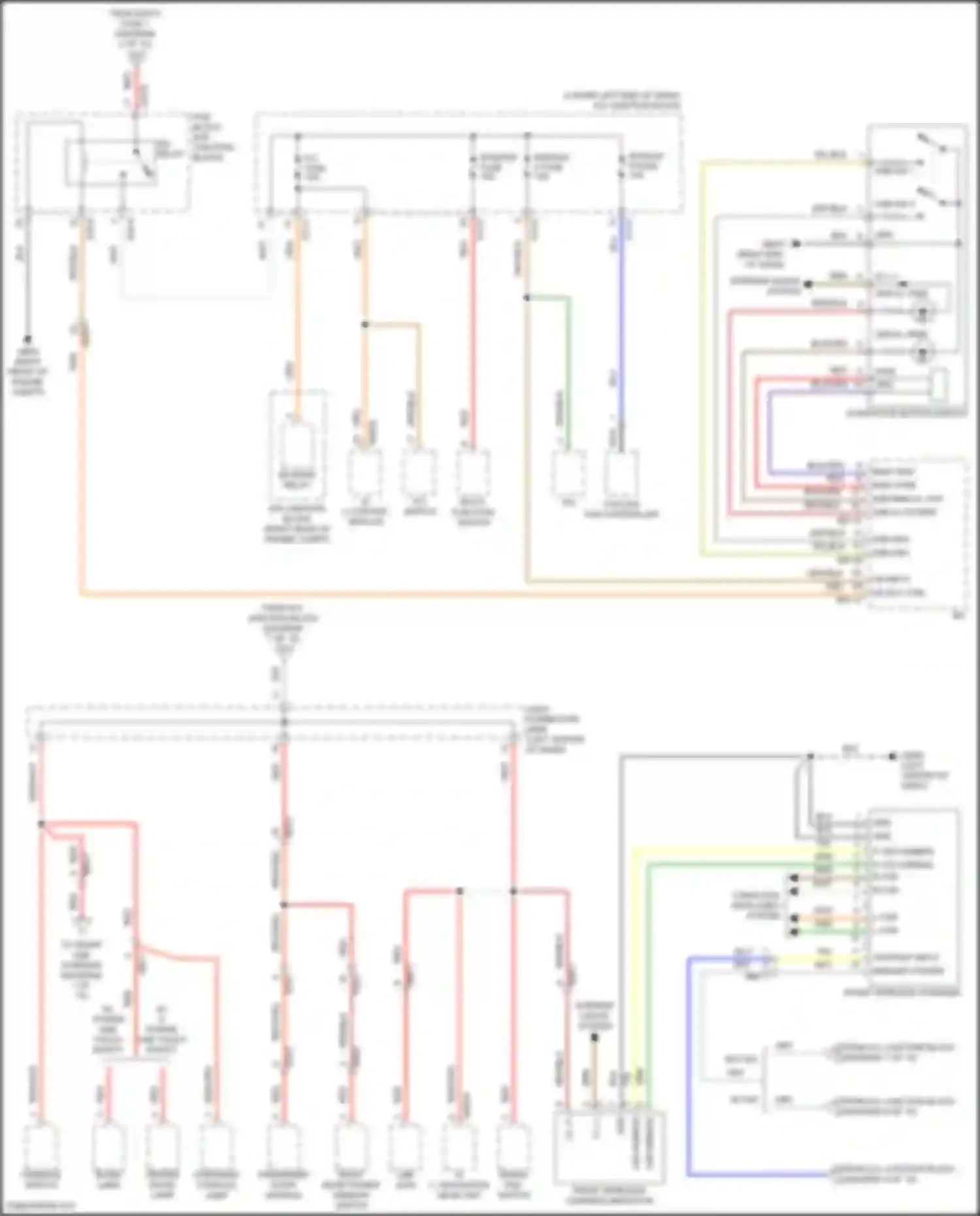 Wiring diagram module 8 fuse for Genesis G70 I facelift (2020-2024)