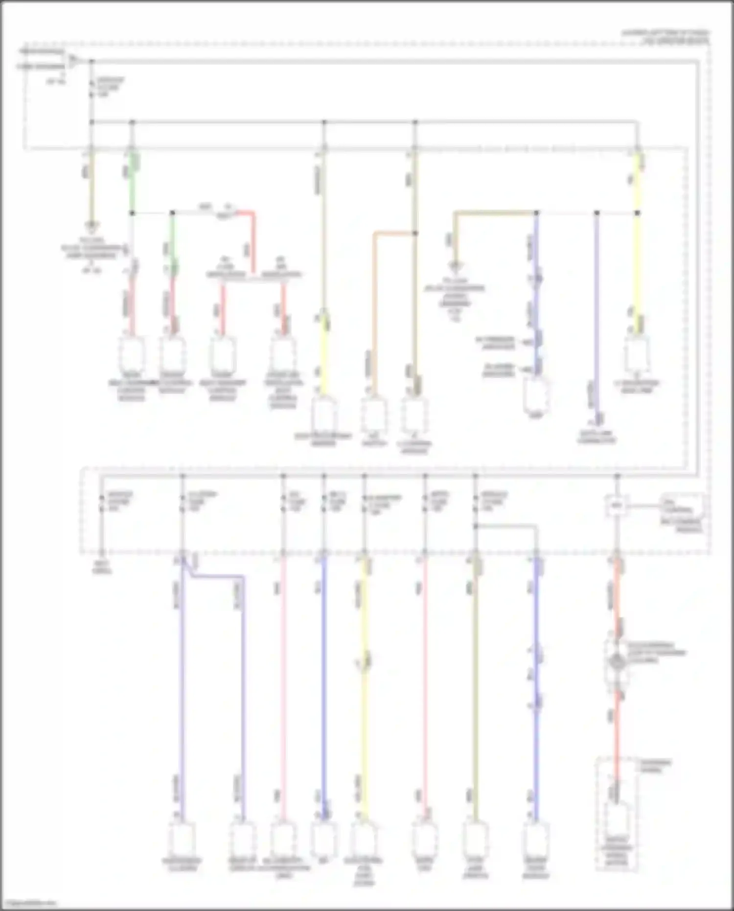 Wiring diagram module 5 fuse for Genesis G70 I facelift (2020-2024)