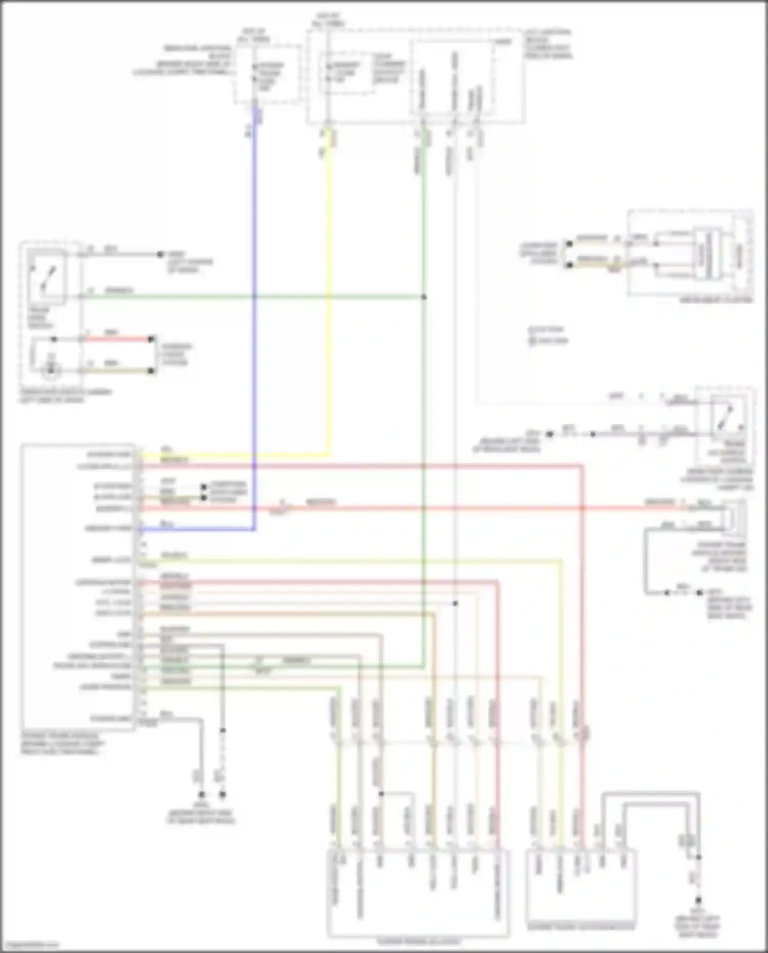 Wiring diagram m-can for Genesis G70 I facelift (2020-2024) (4 of 4)