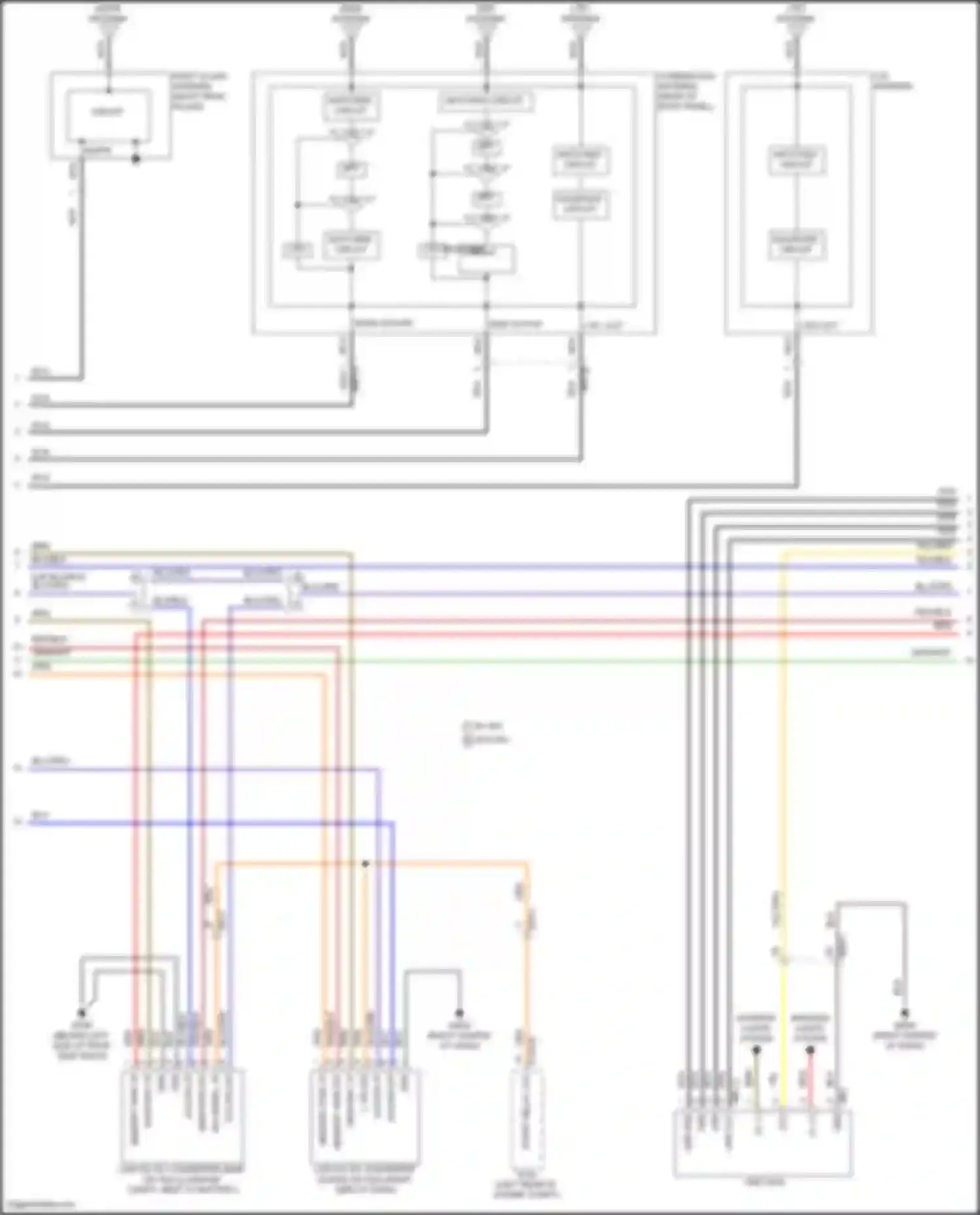 Wiring diagram usb vcc for Genesis G70 I facelift (2020-2024)