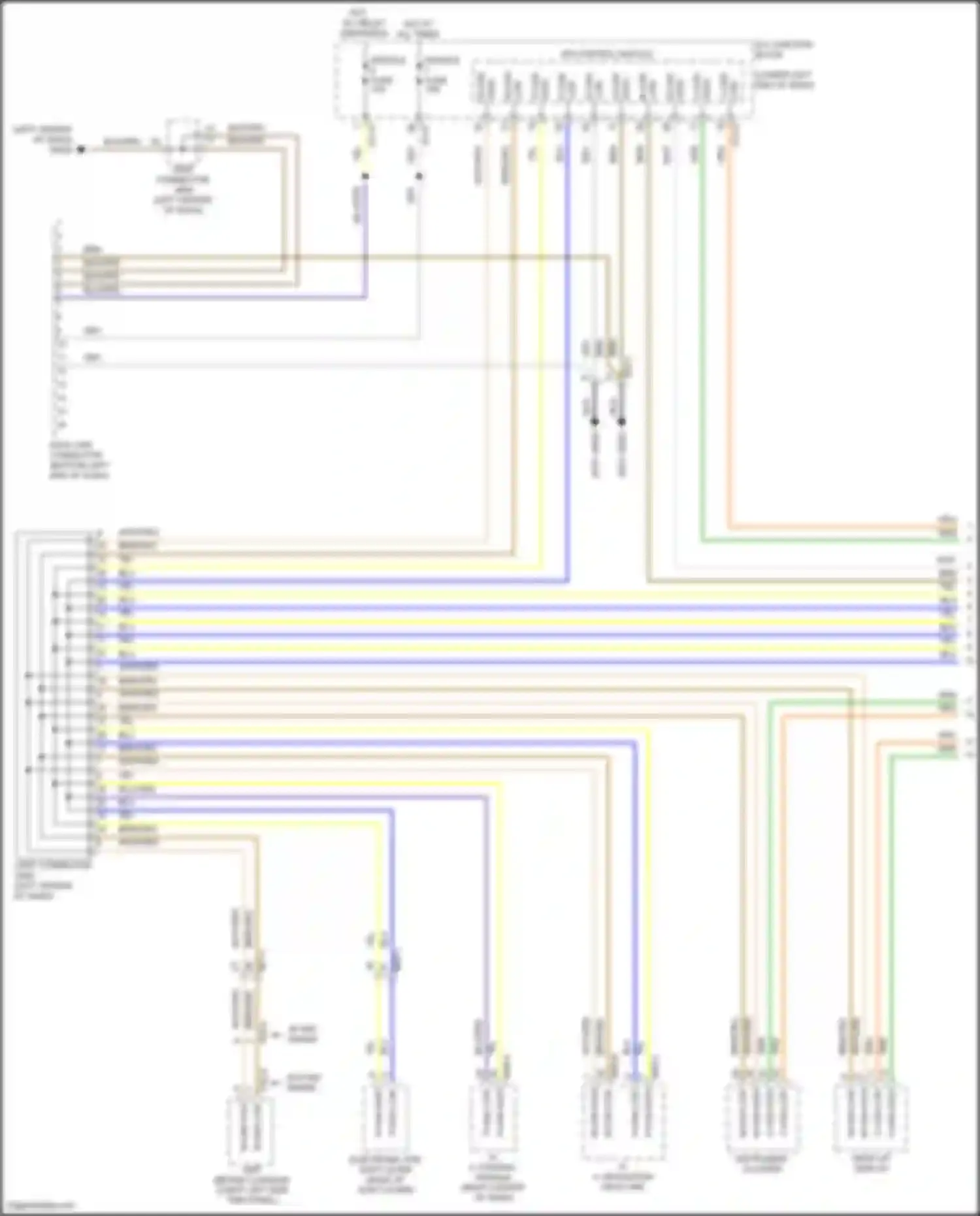 Wiring diagram module 1 fuse for Genesis G70 I facelift (2020-2024) (2 of 4)