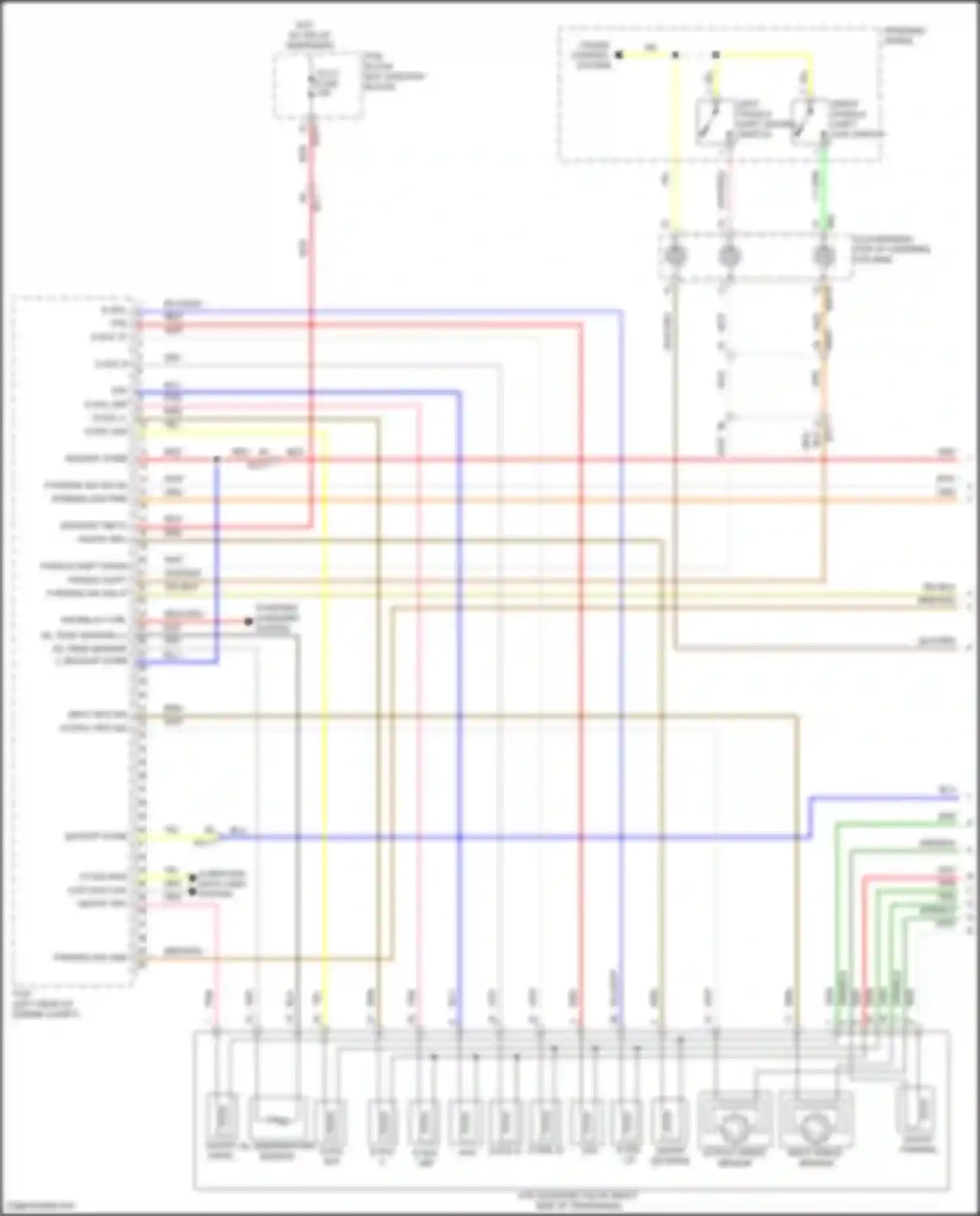 Wiring diagram on/off reverse for Genesis G70 I facelift (2020-2024) (1 of 1)