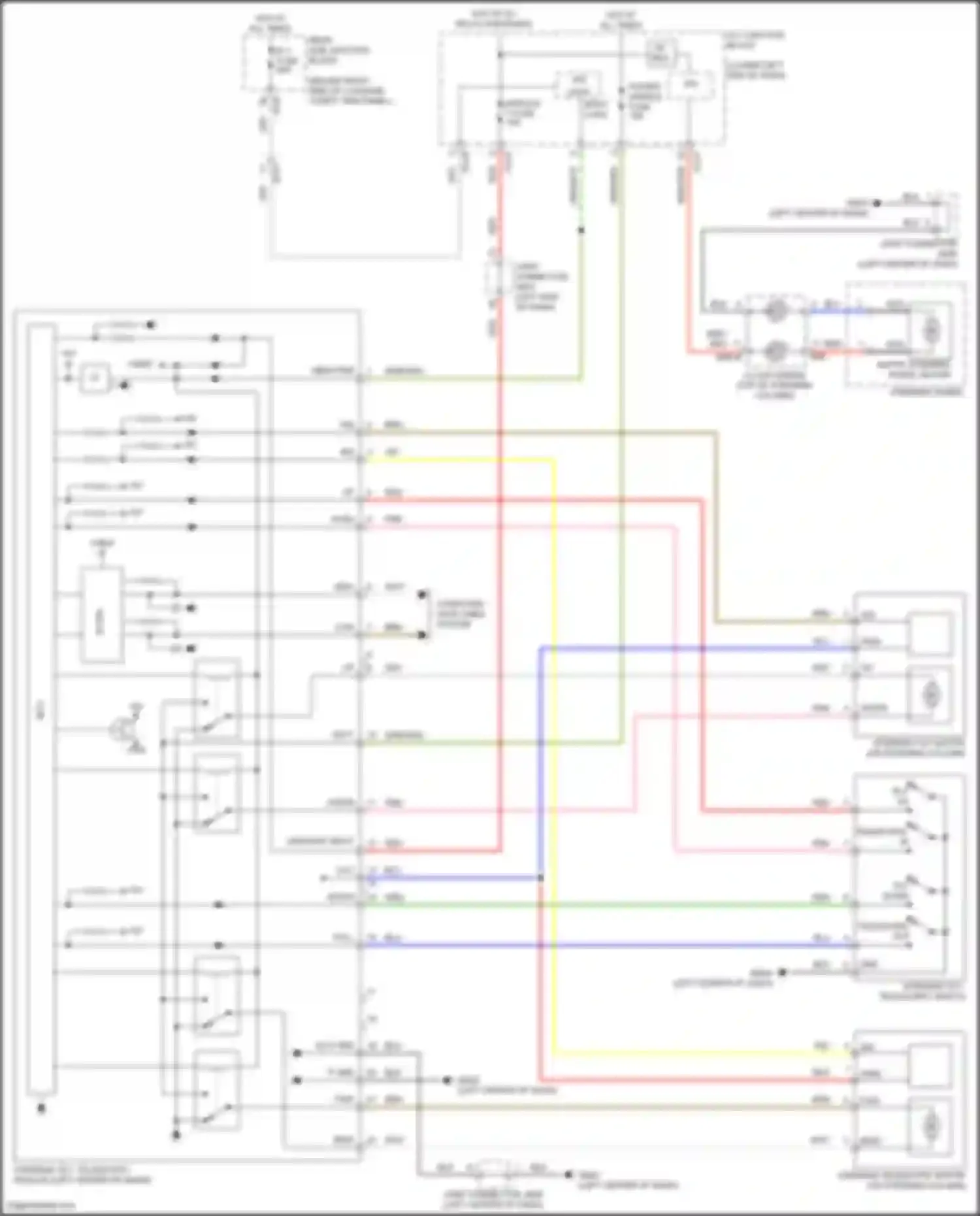 Wiring diagram on/start input for Genesis G70 I facelift (2020-2024) (5 of 34)