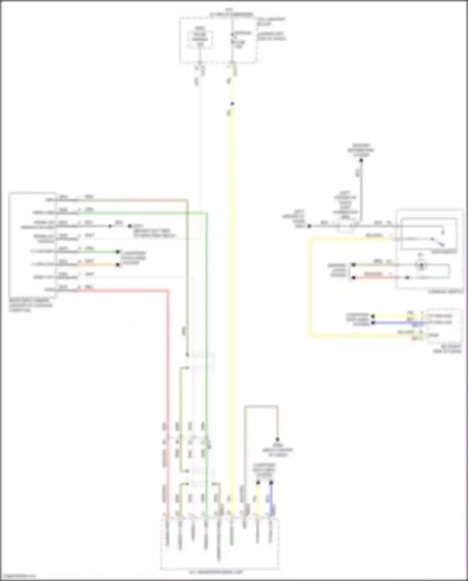 Wiring diagram on/start i/p for Genesis G70 I facelift (2020-2024) (9 of 14)