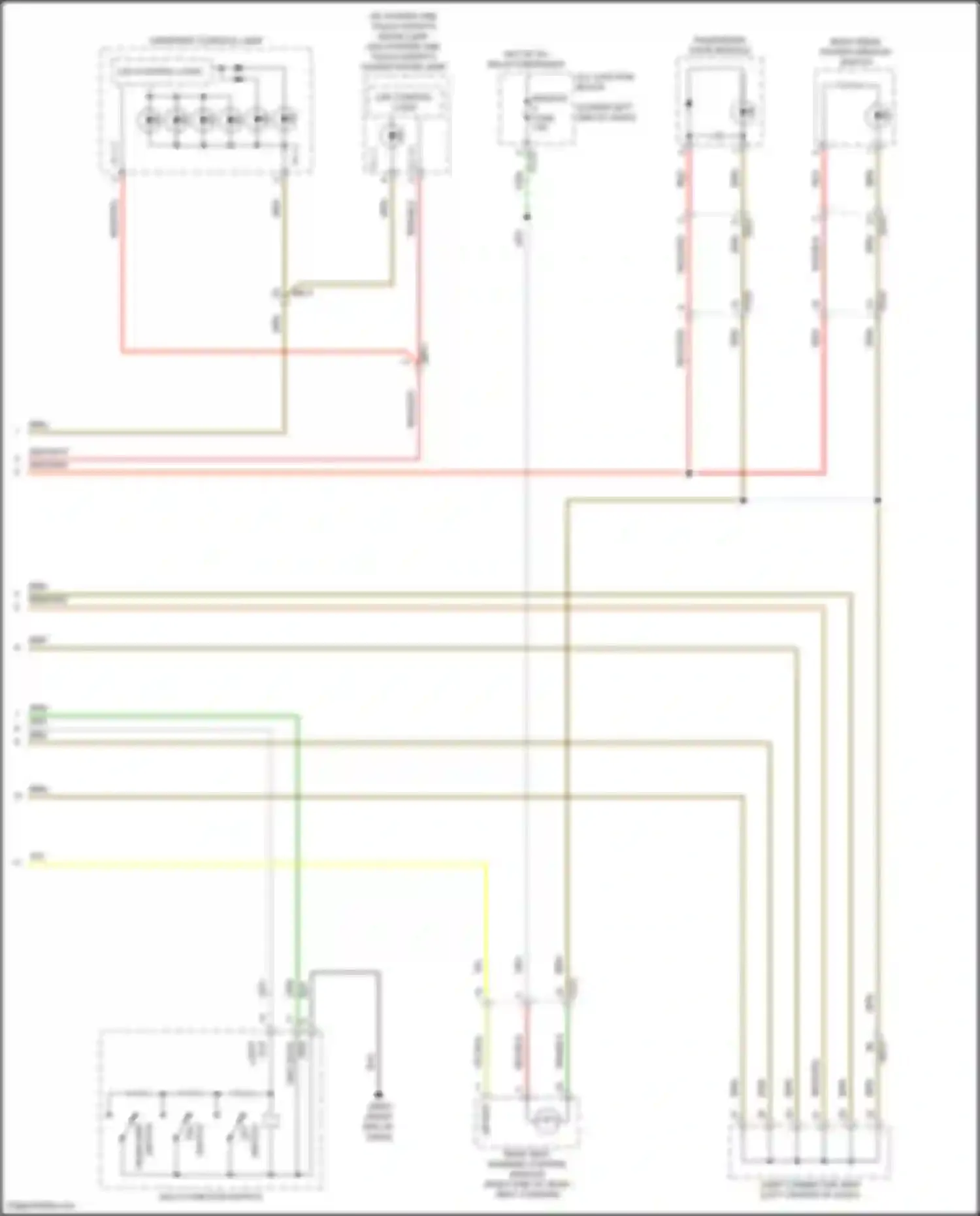 Wiring diagram module 5 fuse for Genesis G70 I facelift (2020-2024)