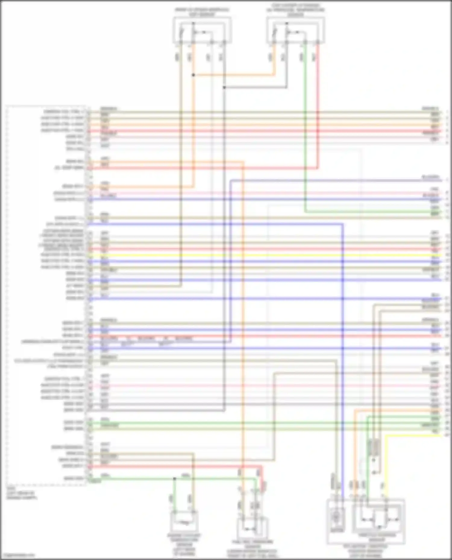 Wiring diagram sens feedback for Genesis G70 I facelift (2020-2024) (2 of 3)
