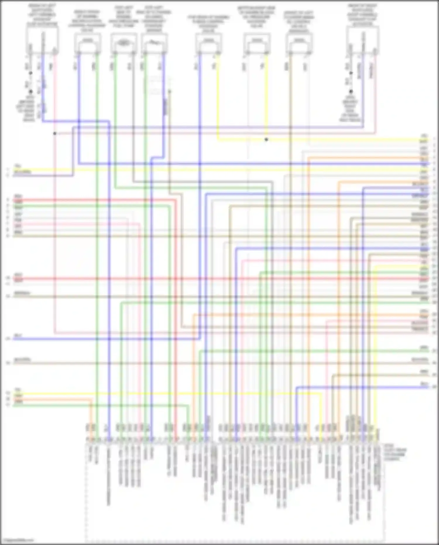 Wiring diagram sens feedback for Genesis G70 I facelift (2020-2024) (3 of 3)