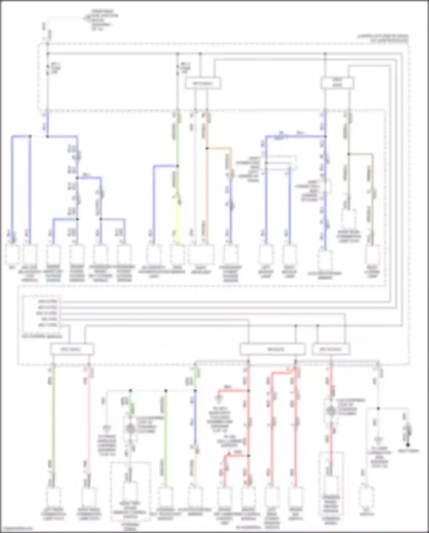 Wiring diagram steering wheel heated module for Genesis G70 I facelift (2020-2024) (3 of 3)