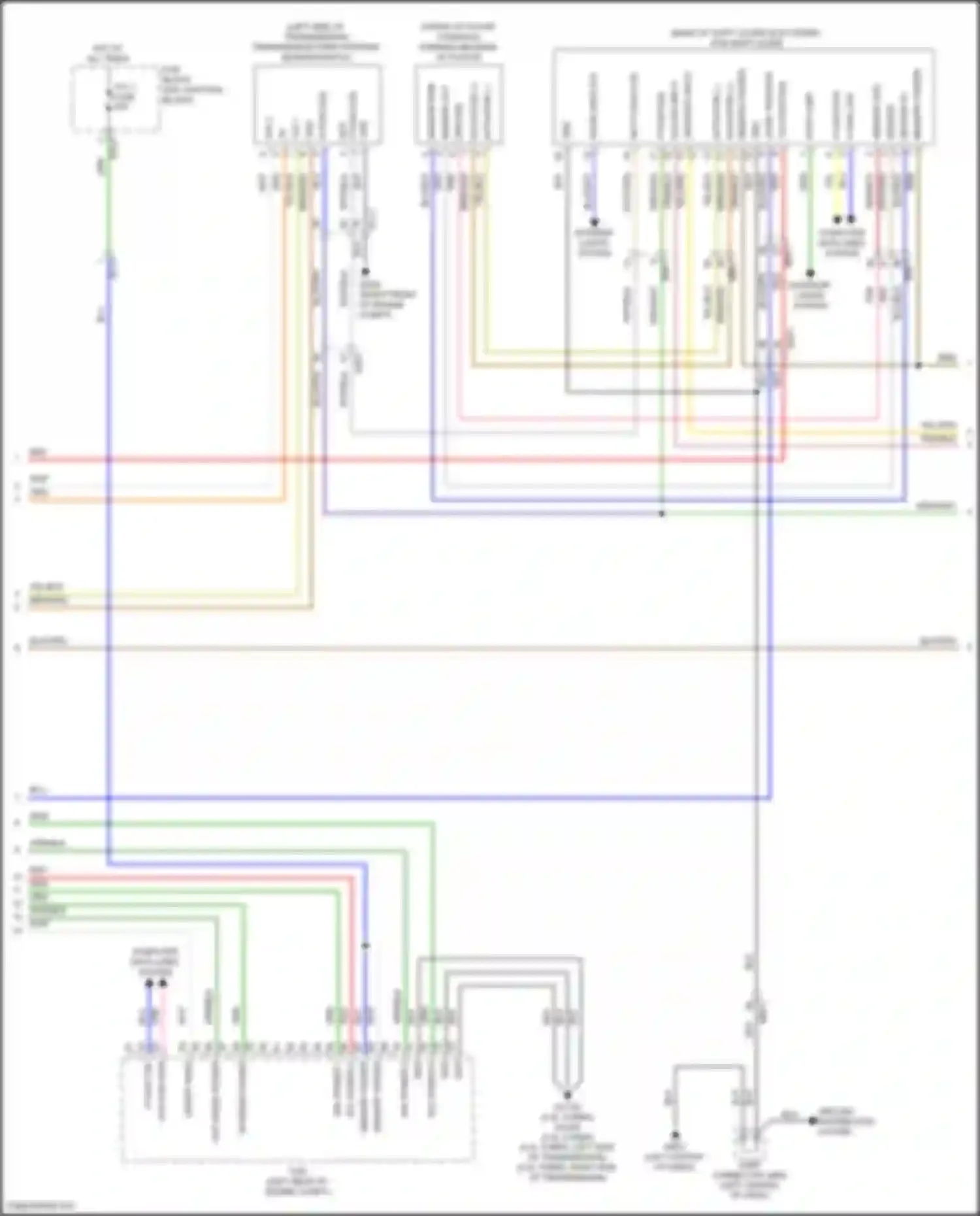 Wiring diagram stop lamp sw for Genesis G70 I facelift (2020-2024) (2 of 2)