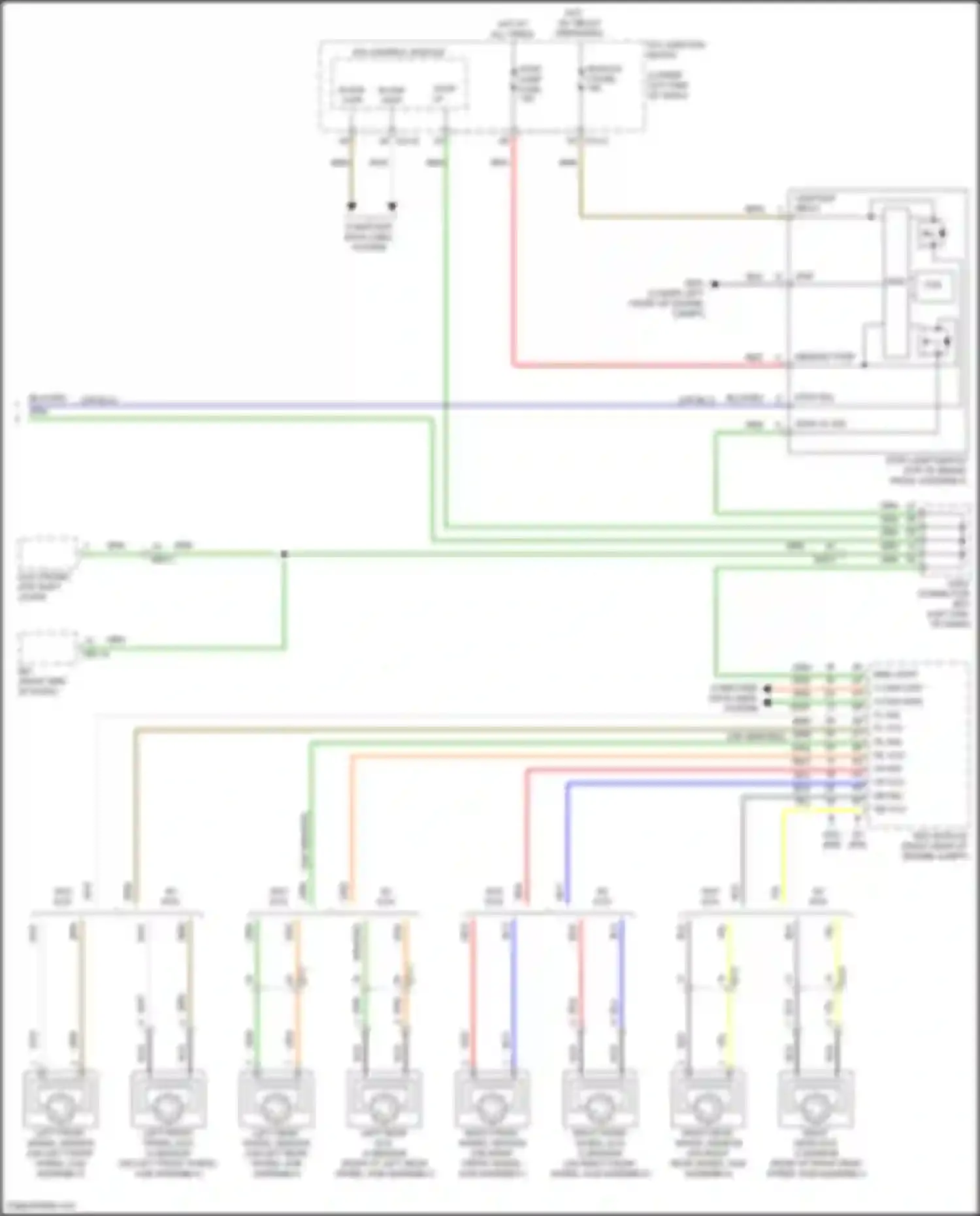 Wiring diagram stop lp sw for Genesis G70 I facelift (2020-2024) (1 of 2)