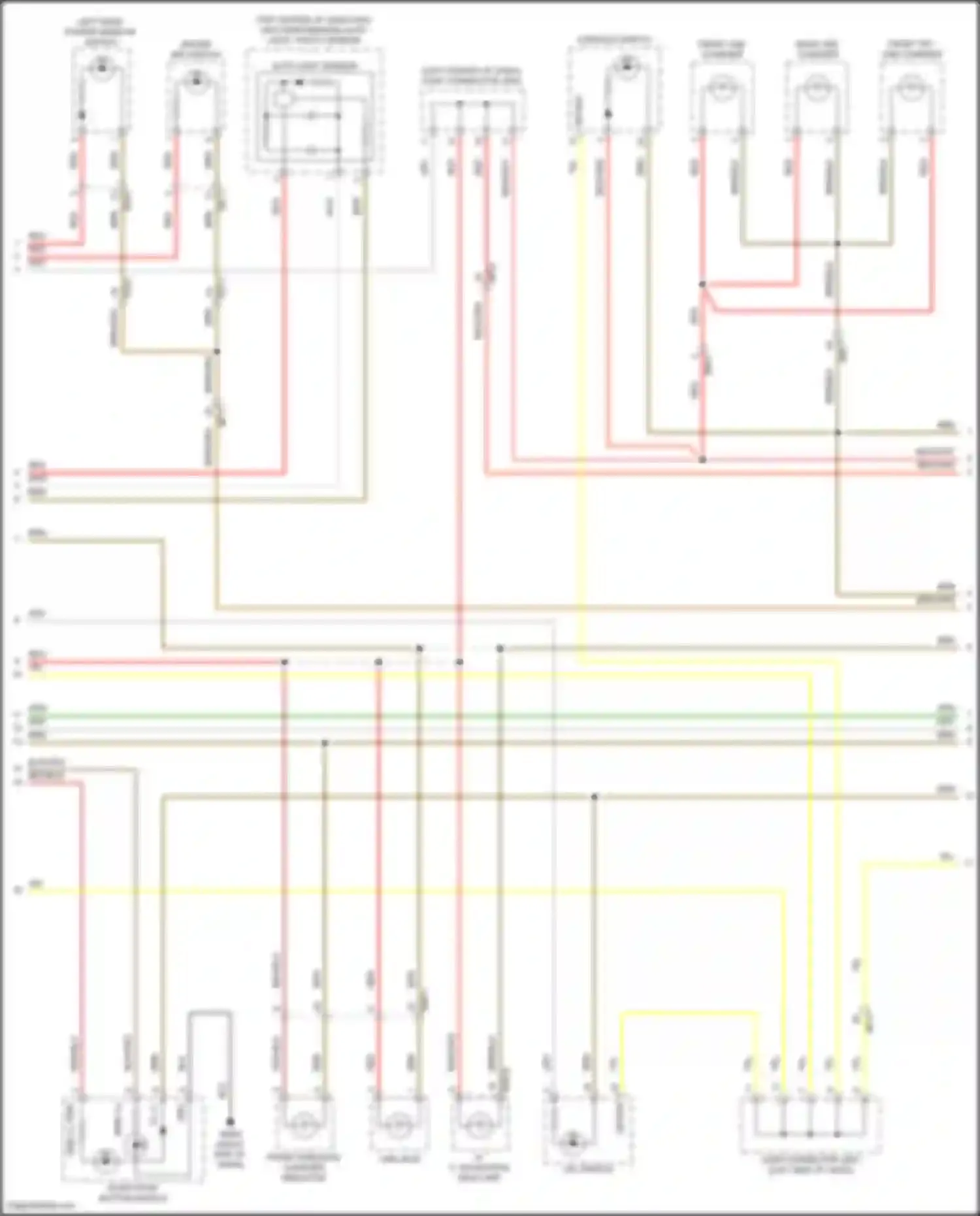 Wiring diagram auto light sensor for Genesis G70 I facelift (2020-2024)
