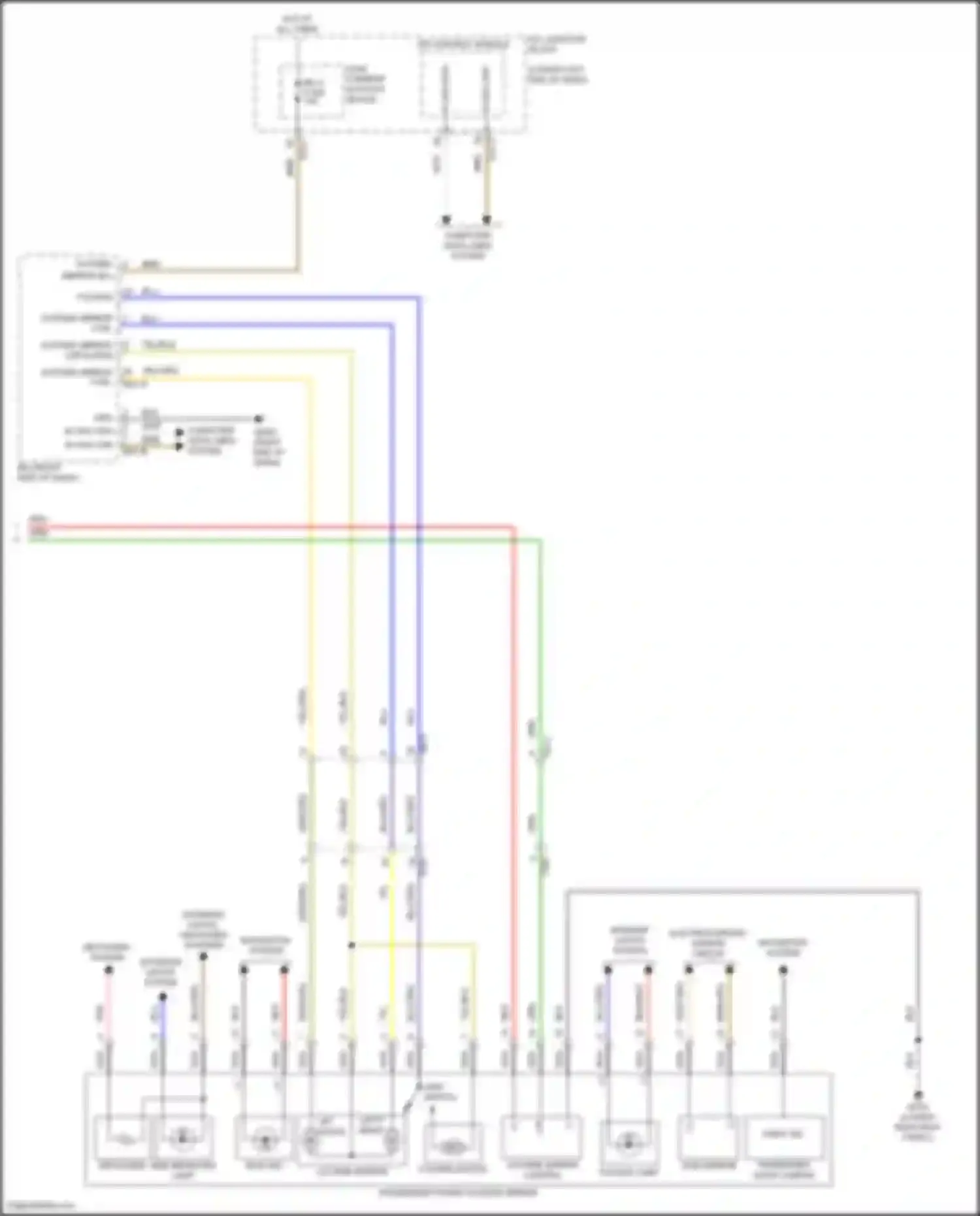 Wiring diagram ibu 4 fuse for Genesis G70 I facelift (2020-2024)