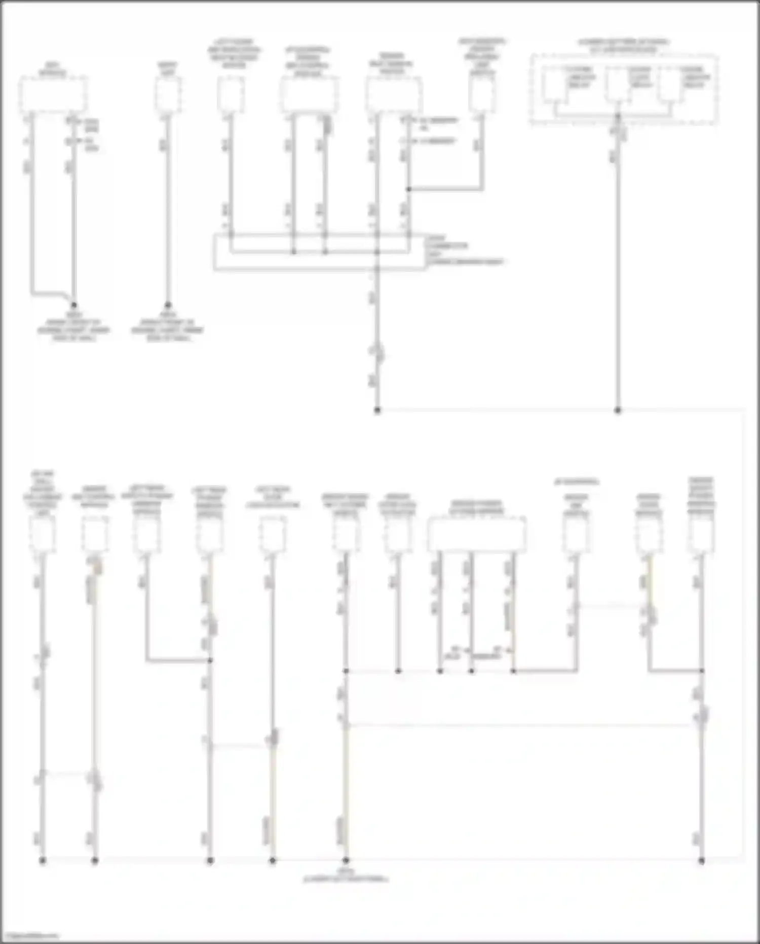 Wiring diagram driver air lumbar control unit for Genesis G70 I facelift (2020-2024)