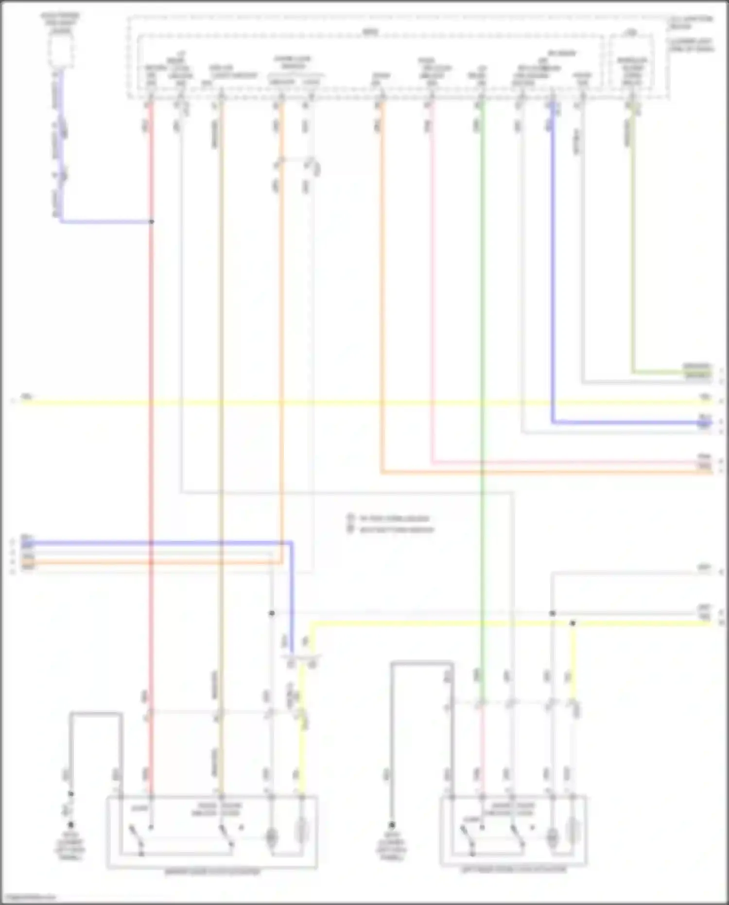 G70 Genesis I (2017-2021): Forced entry circuit (2 of 3)
