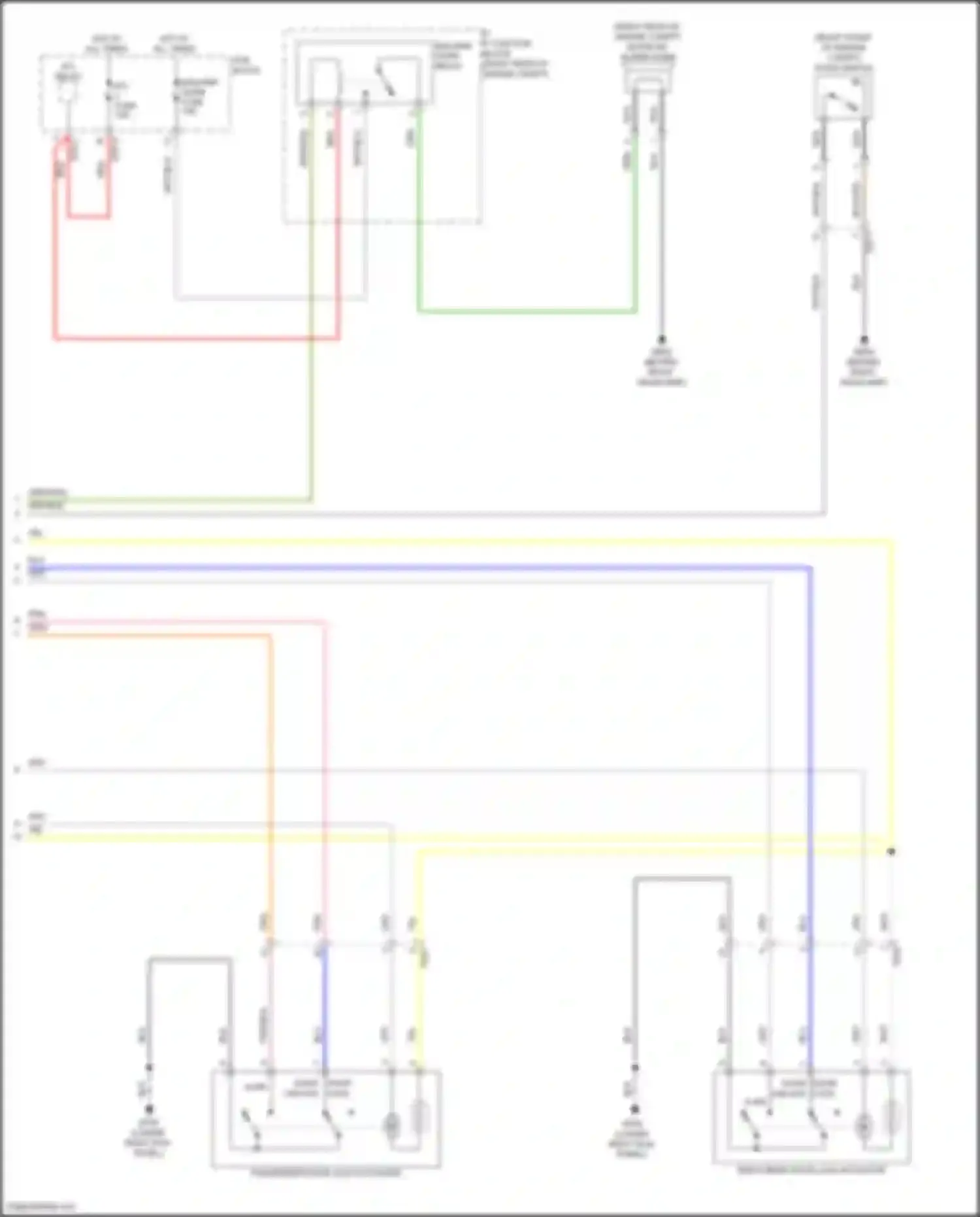 G70 Genesis I (2017-2021): Forced entry circuit (3 of 3)