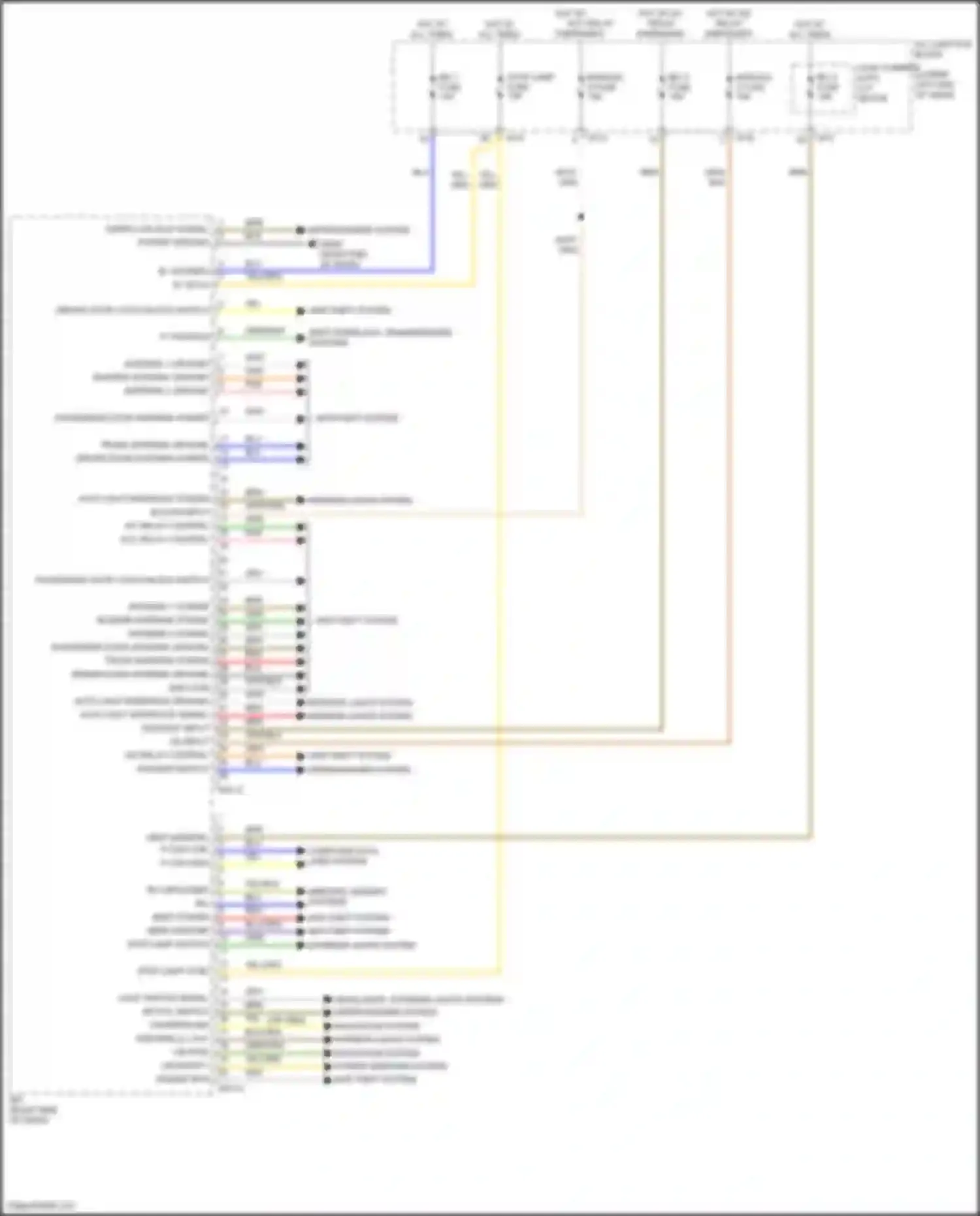 G70 Genesis I (2017-2021): Integrated control unit circuit (1 of 2)