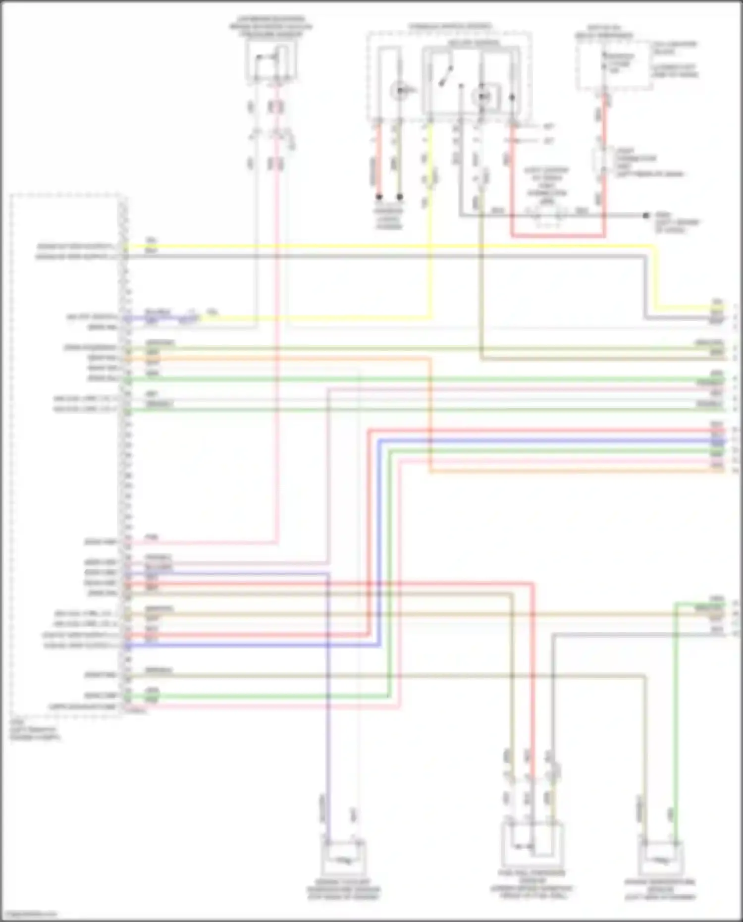 G70 Genesis I (2017-2021): Wiring diagram engine performance 2.0l turbo, engine controls circuit (1 of 7)