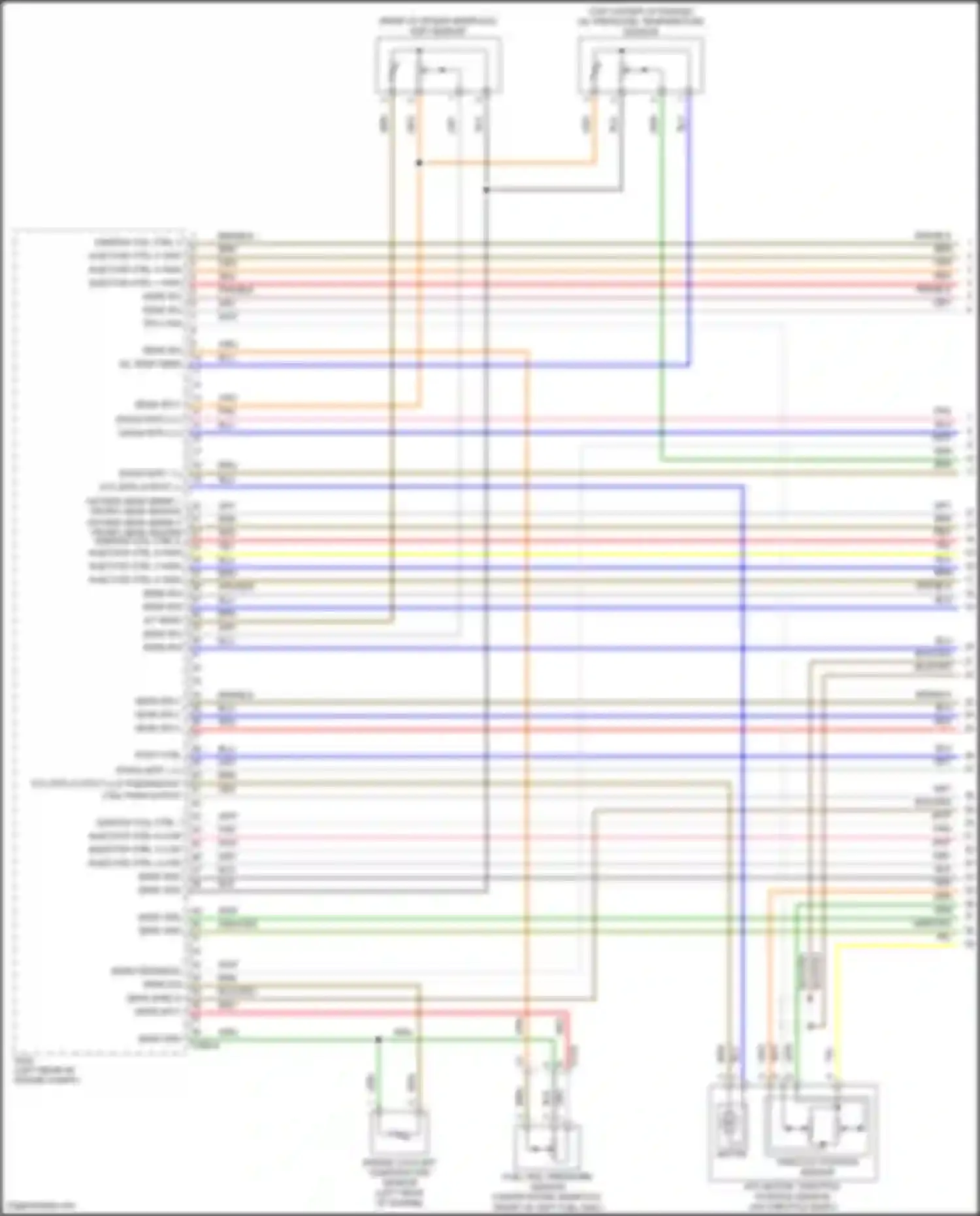 G70 Genesis I (2017-2021): Wiring diagram engine performance 3.3l turbo, engine controls circuit (1 of 9)