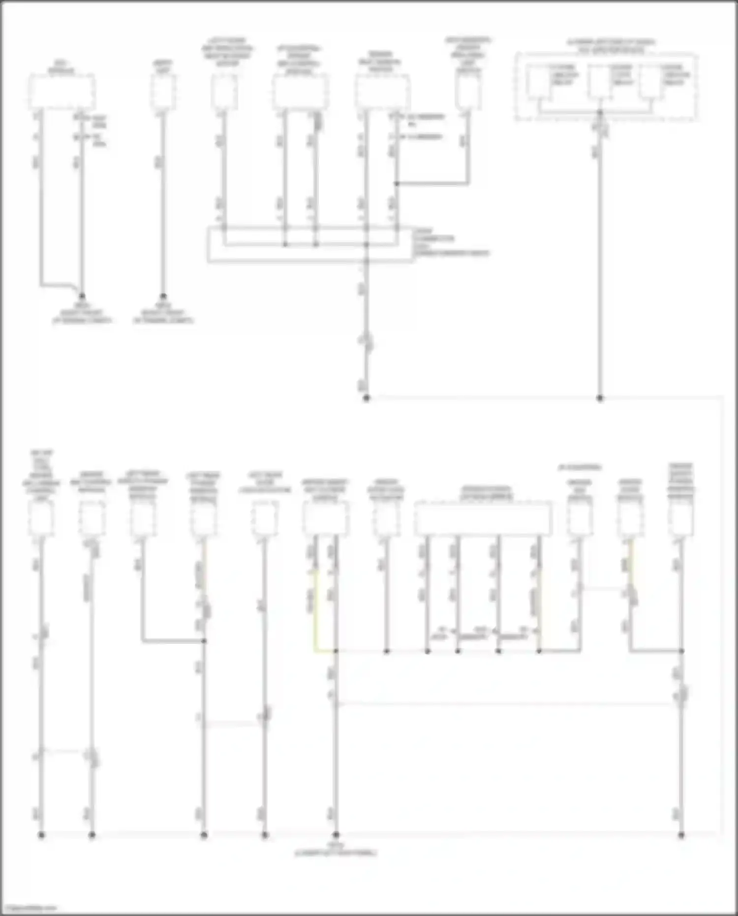 G70 Genesis I (2017-2021): Ground distribution circuit (4 of 6)