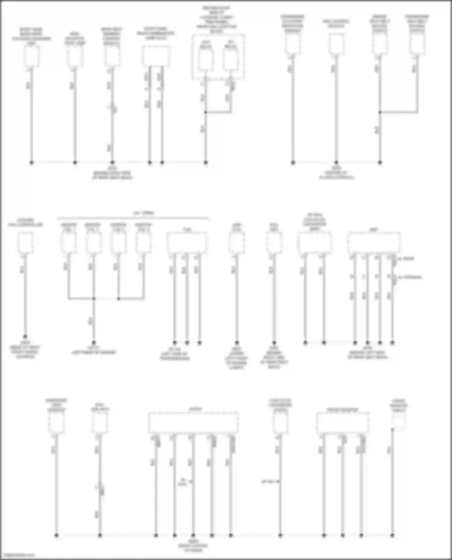 G70 Genesis I (2017-2021): Ground distribution circuit (6 of 6)
