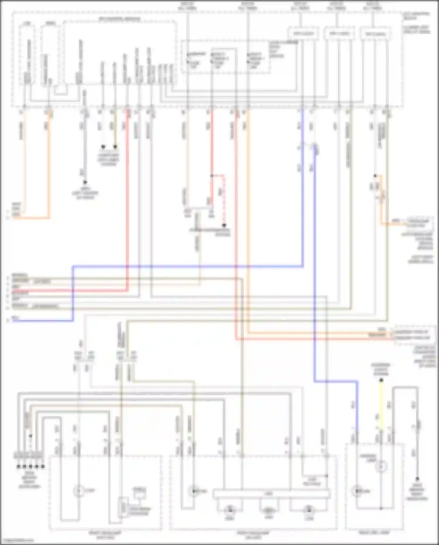 G70 Genesis I (2017-2021): Headlamps circuit (3 of 3)