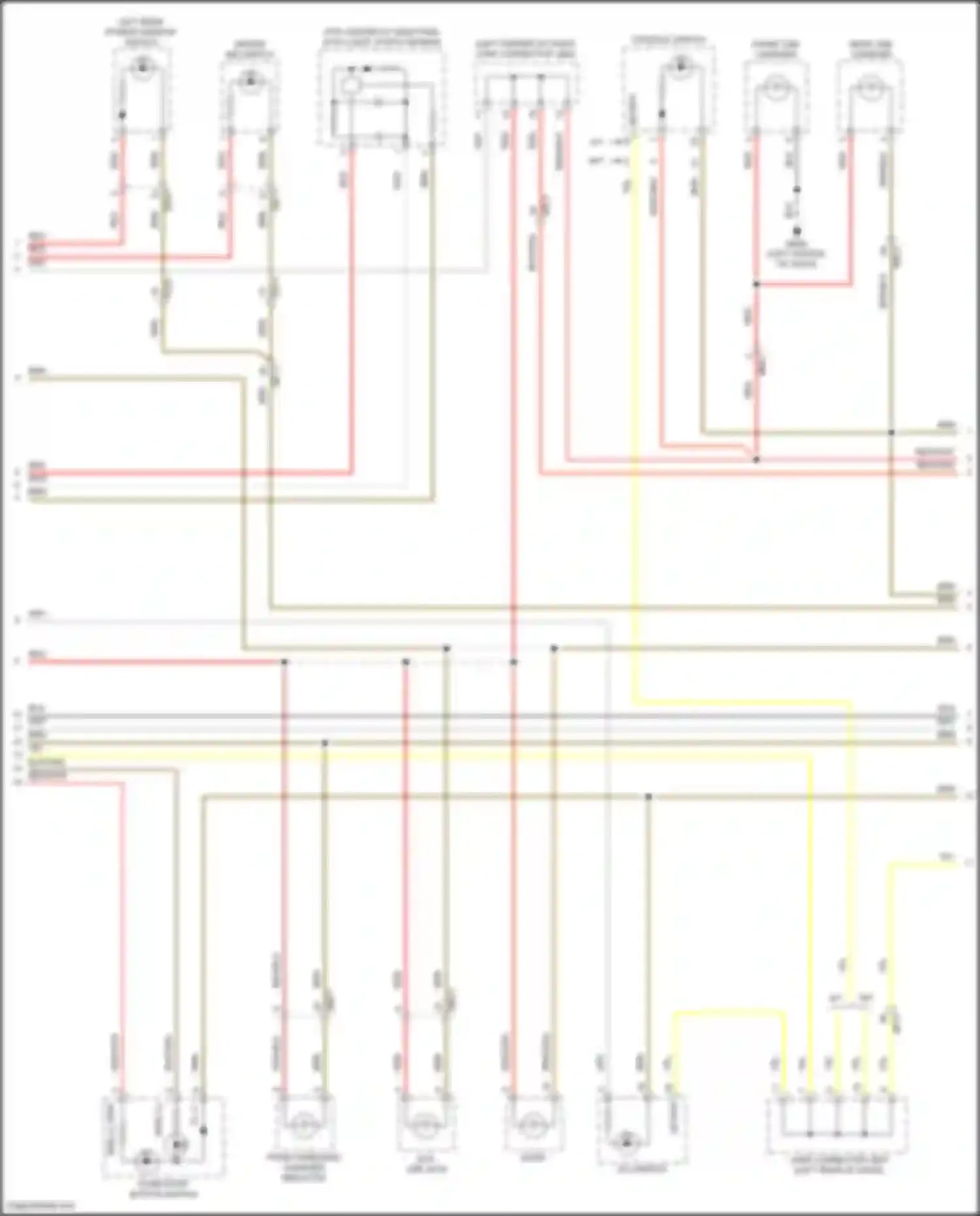G70 Genesis I (2017-2021): Instrument illumination circuit (2 of 3)