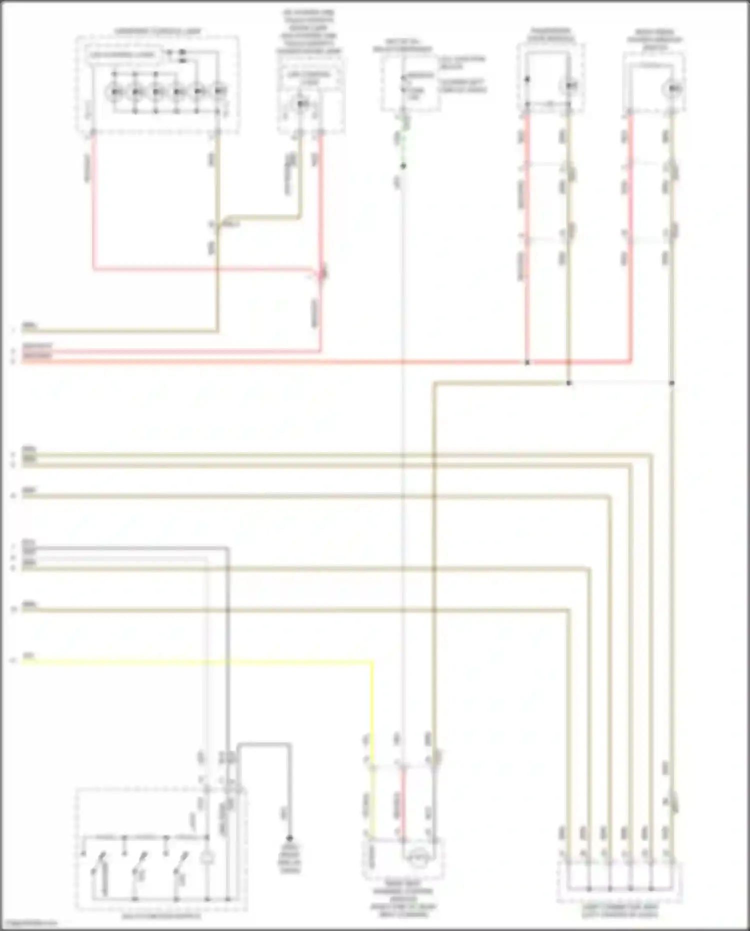 G70 Genesis I (2017-2021): Instrument illumination circuit (3 of 3)