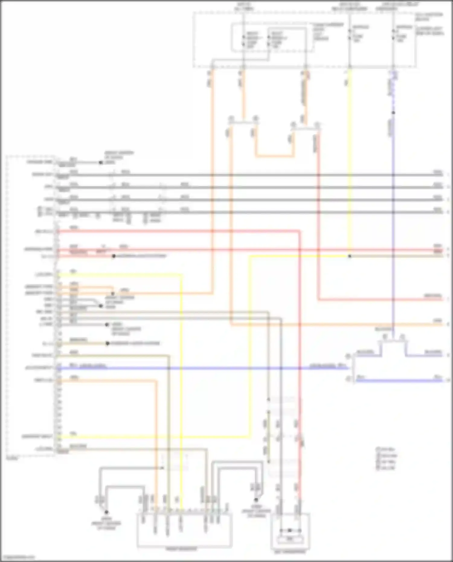 G70 Genesis I (2017-2021): Navigation circuit, w/o amplifier (1 of 3)